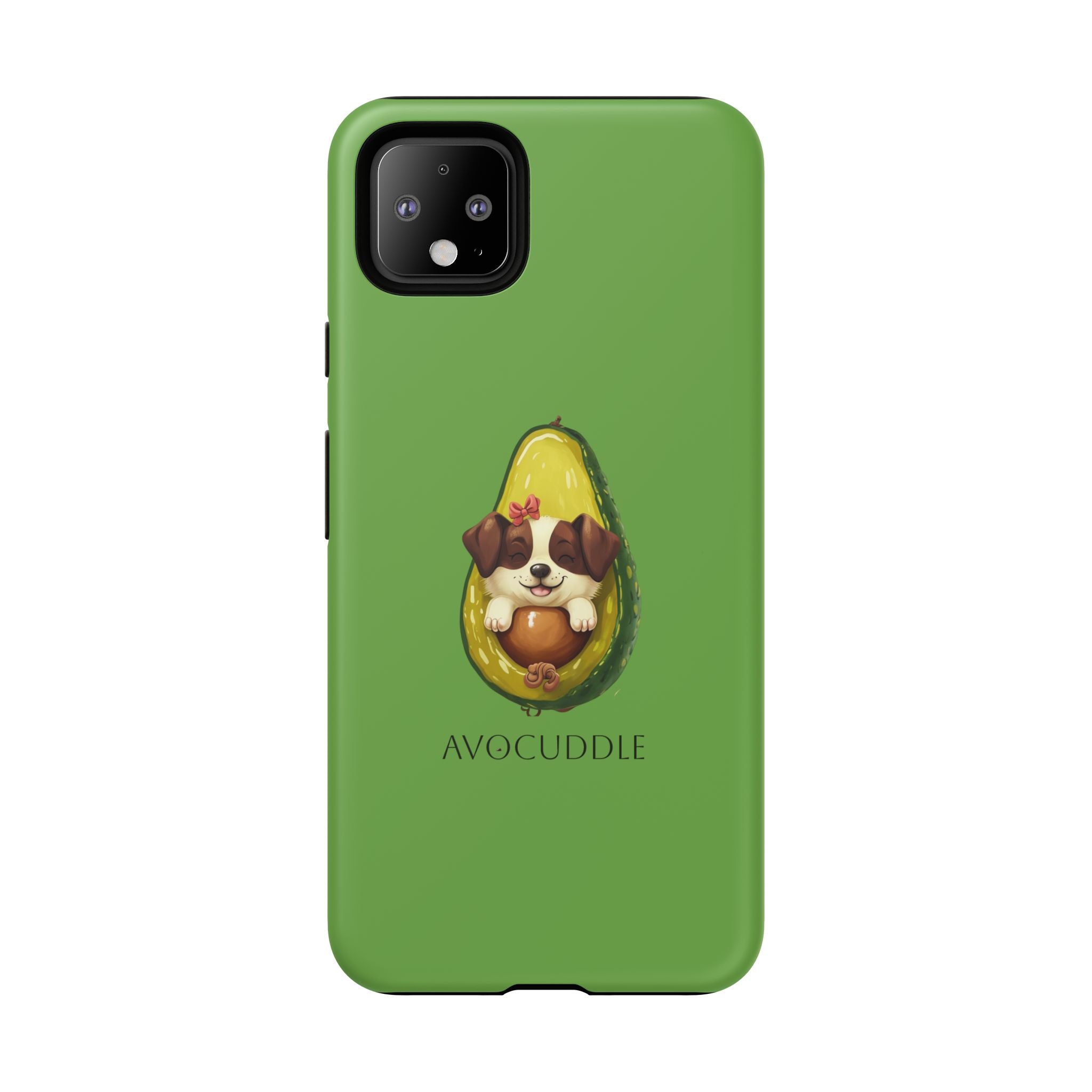 Cute Avocado Dog Phone Case - Pet Lover Gift, Animal Phone Cover, Quirky Accessory, Dog Mom Present, Custom Phone Case
