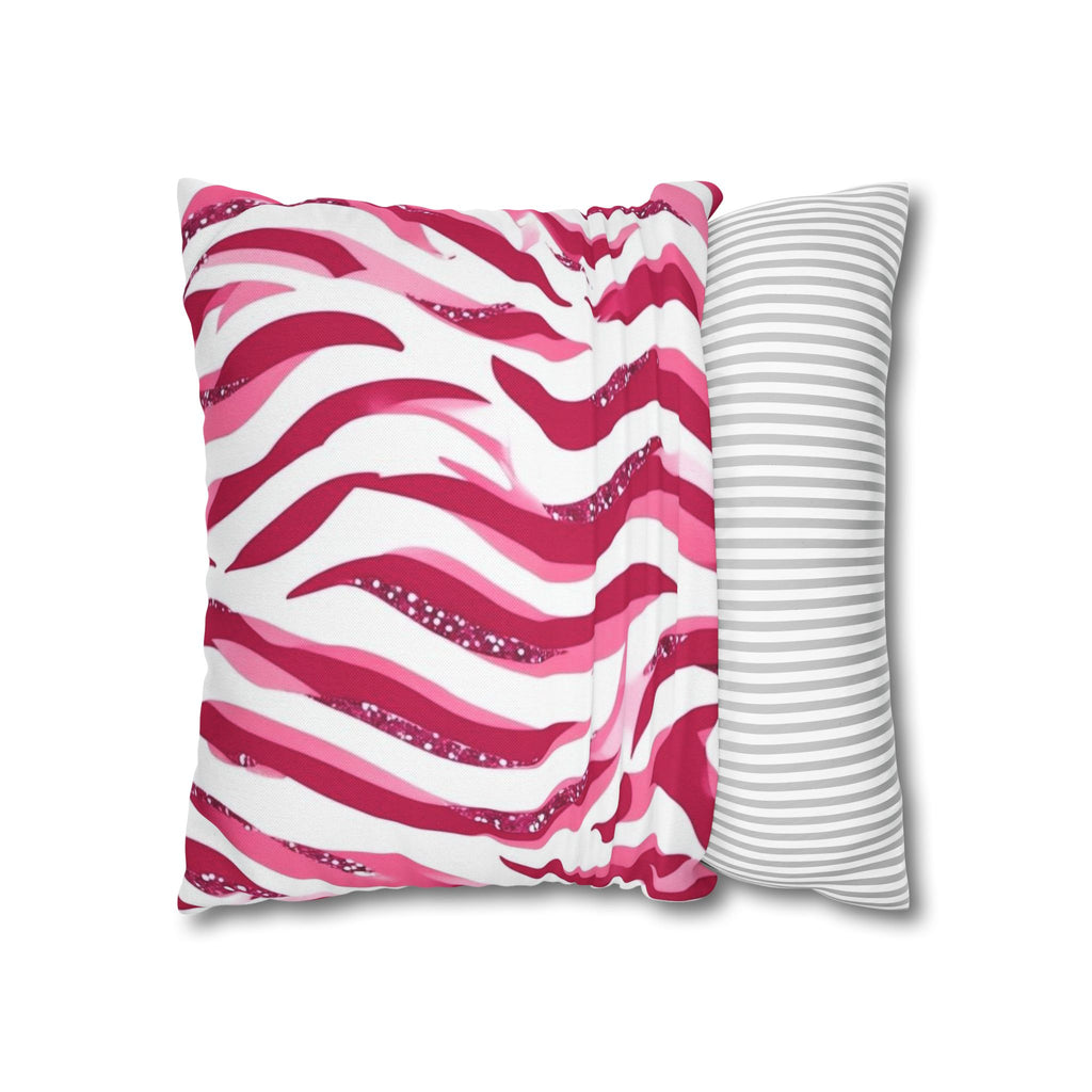 Vibrant Zebra Print Pillowcase, Home Decor, Couch Accent, Gift for Her, Animal Print Decor