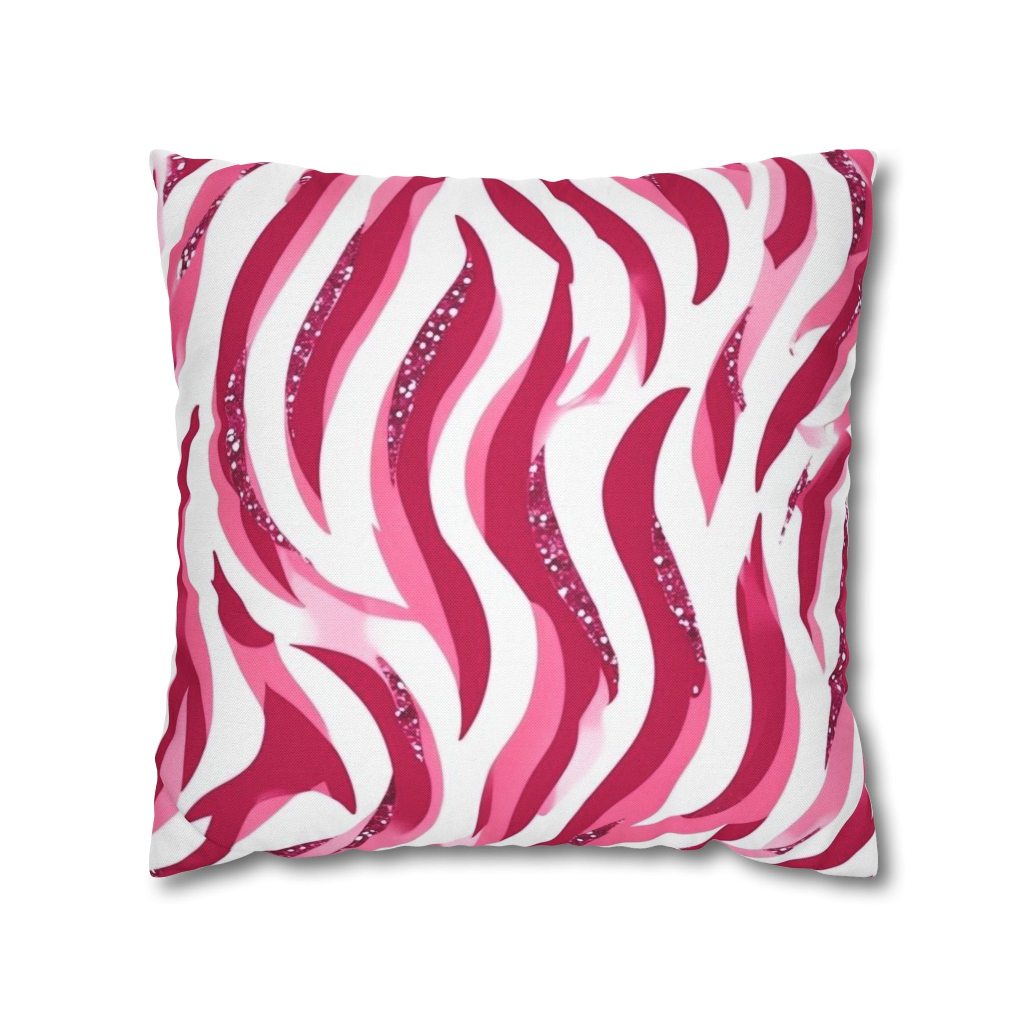 Vibrant Zebra Print Pillowcase, Home Decor, Couch Accent, Gift for Her, Animal Print Decor