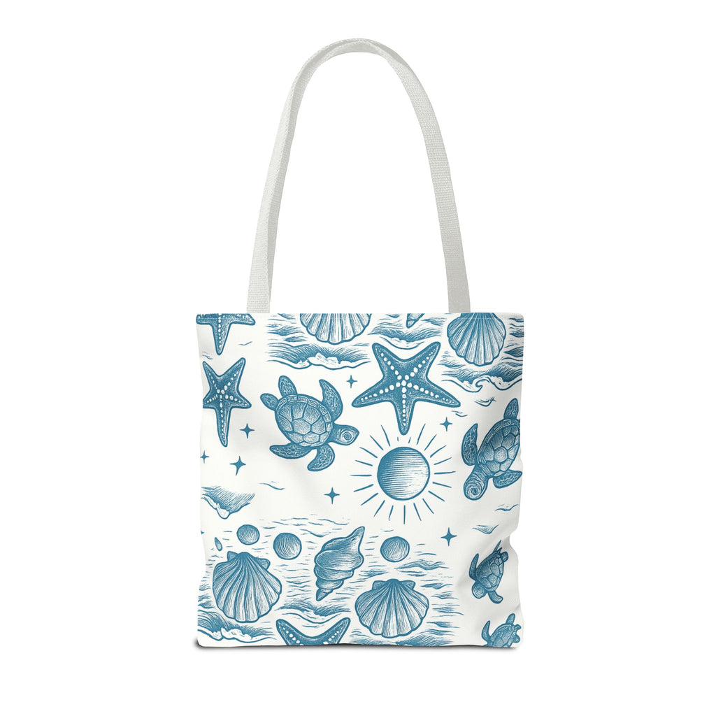 Ocean-Inspired Tote Bag, Beach Bag, Reusable Shopping Tote, Gifts for Ocean Lovers, Summer Accessory, Eco-Friendly Fashion