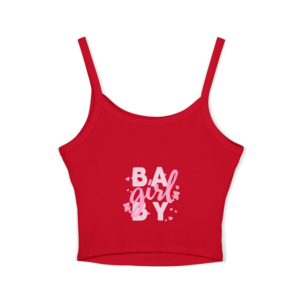 Cute Baby Girl Spaghetti Strap Tank Top, Summer Top, Casual Wear, Gift for New Moms, Birthday Outfit, Baby Shower Gift