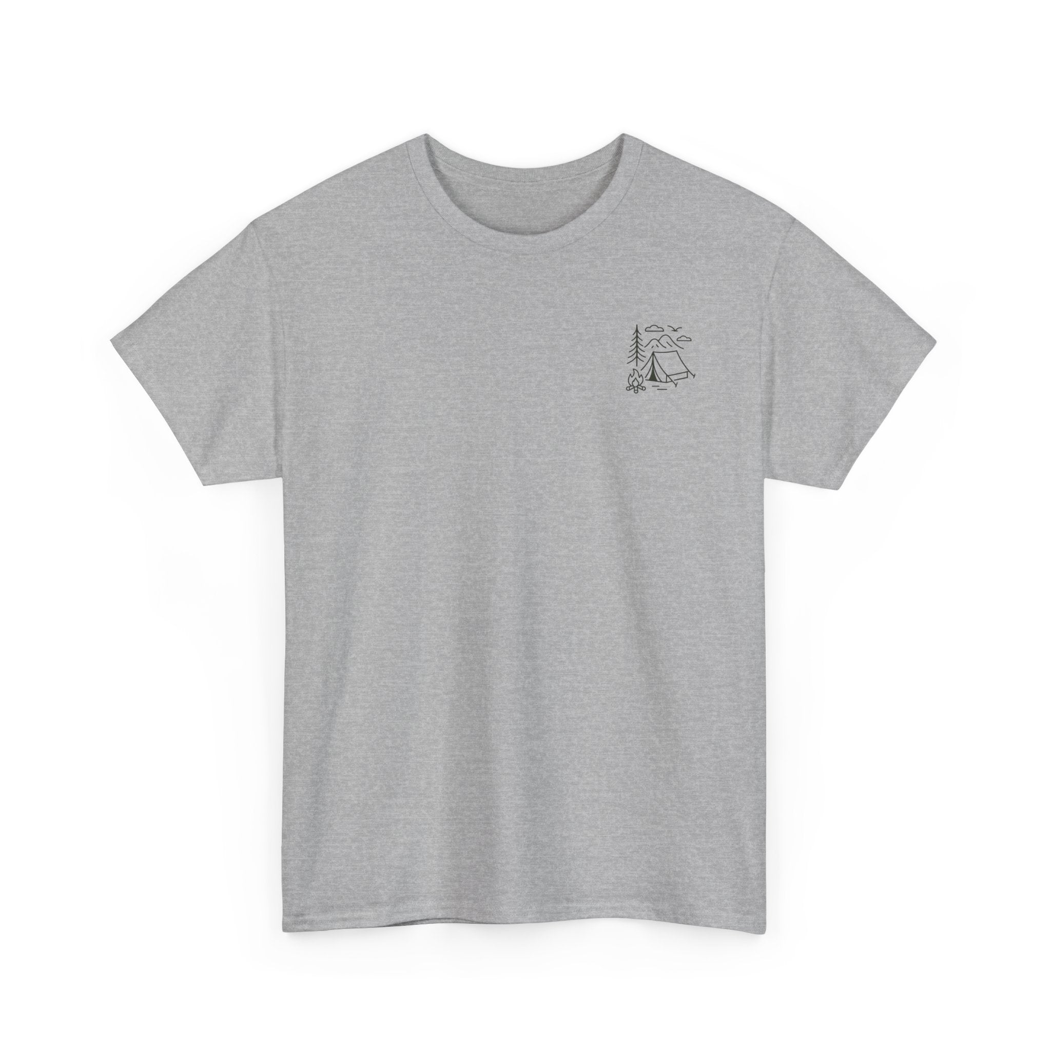 Camping Country Wild West Life Tee, Unisex Heavy Cotton T-Shirt, Adventure Shirt, Outdoor Apparel, Nature Lover Gift, Festival Wear