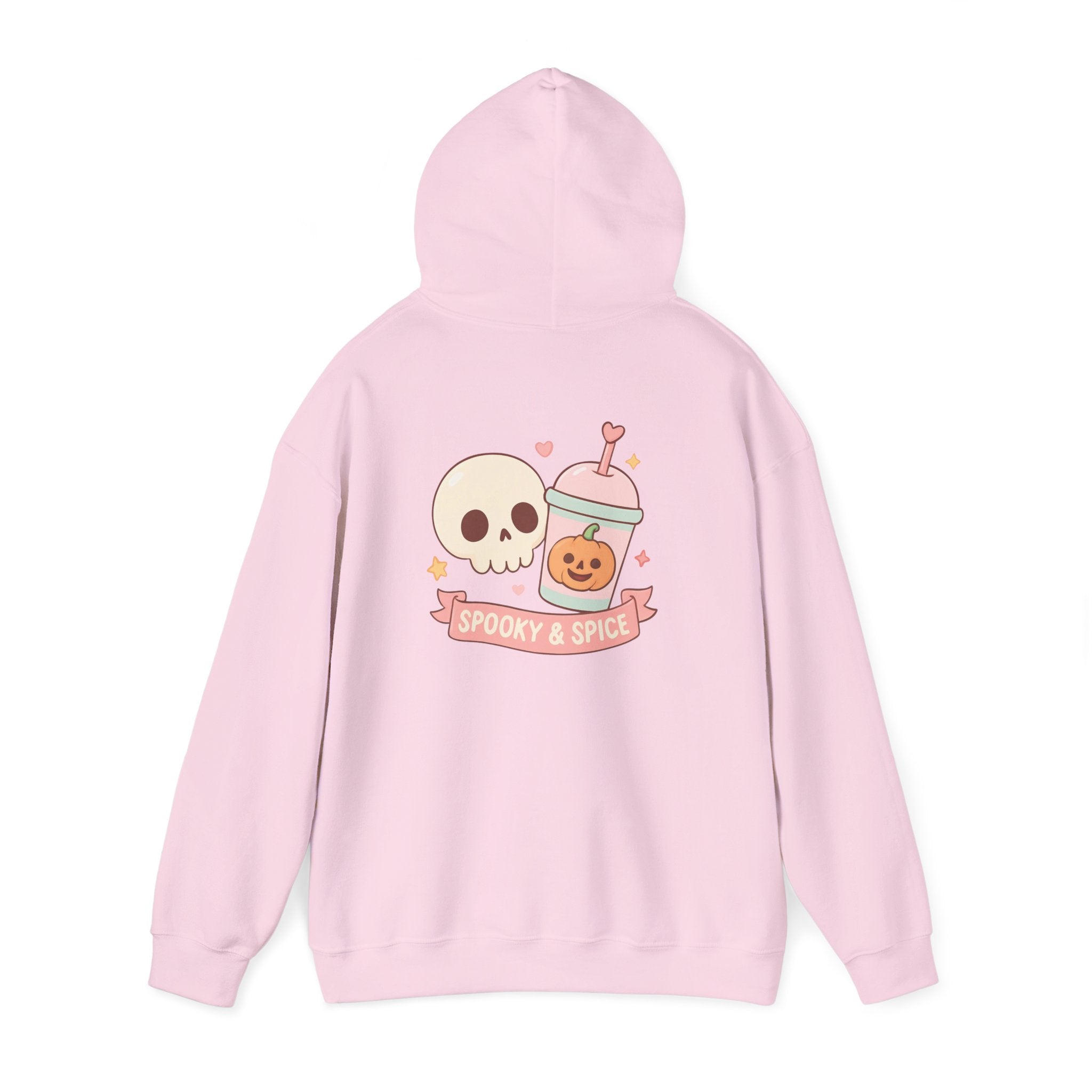 Spooky & Spice Hooded Sweatshirt, Halloween Sweater, Cozy Gift for Fall, Unisex Hoodie, Cute Autumn Fashion