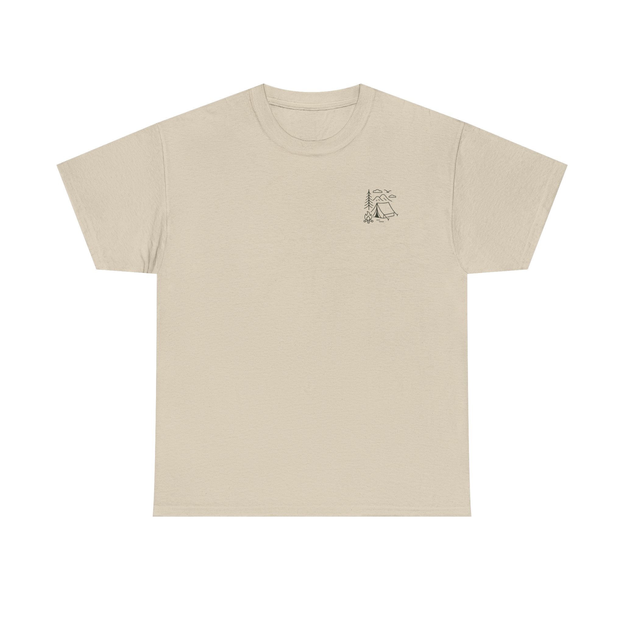 Camping Country Wild West Life Tee, Unisex Heavy Cotton T-Shirt, Adventure Shirt, Outdoor Apparel, Nature Lover Gift, Festival Wear