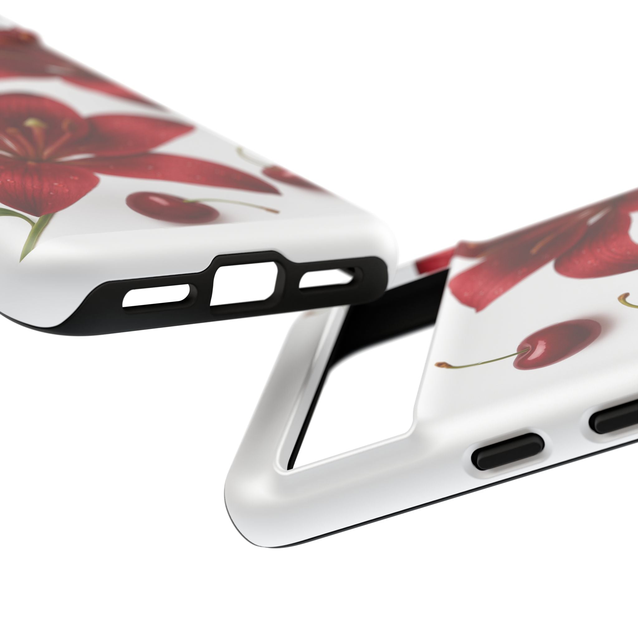 Floral Tough Phone Case, Beautiful Floral Design, Gift for Her, Risk Resistant Cover, Trendy Smartphone Accessory