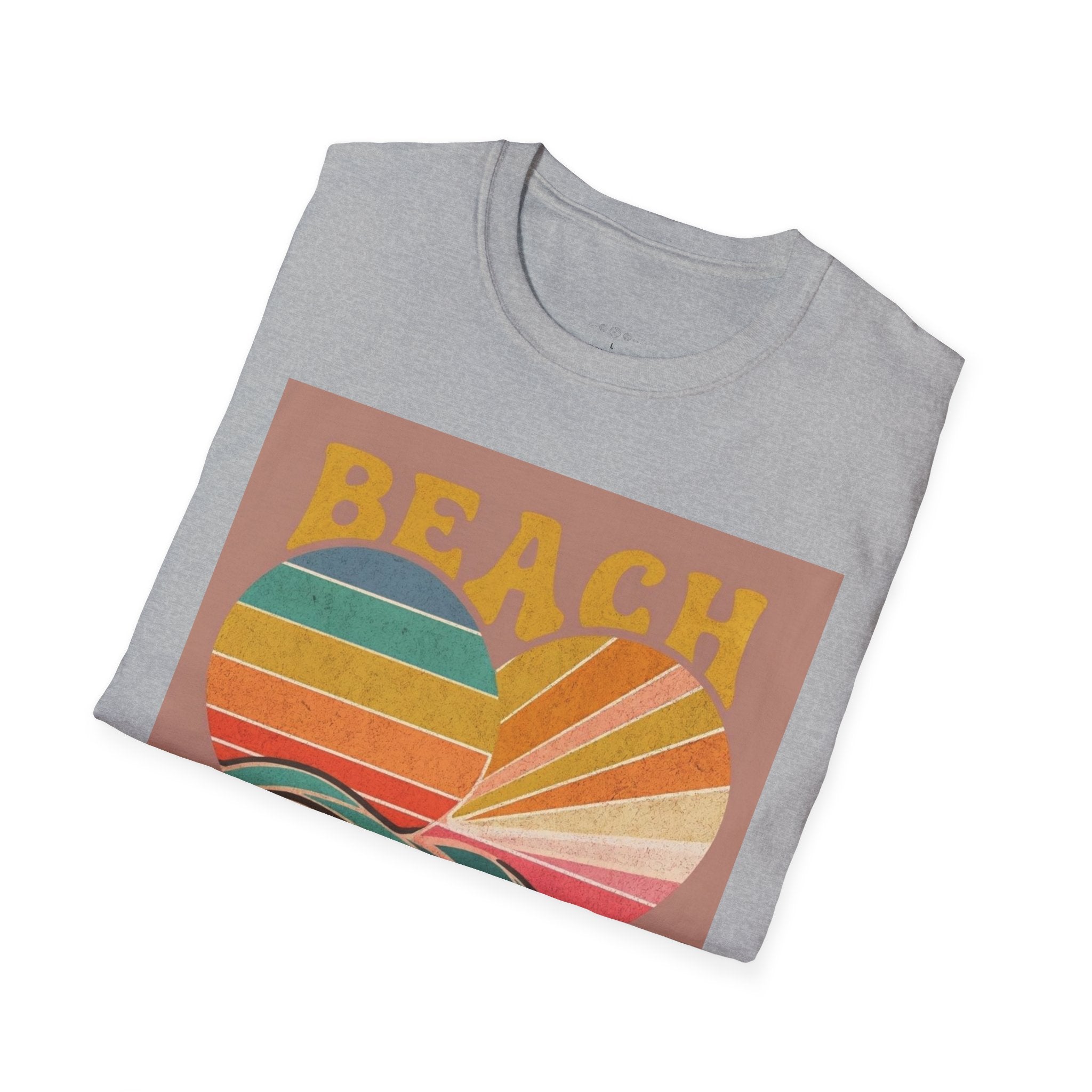 Beach Vibes T-Shirt, Summer Beach Shirt, Cute Beachwear, Vacation Tee, Ocean Lover Gift, Turtle Graphic Tee