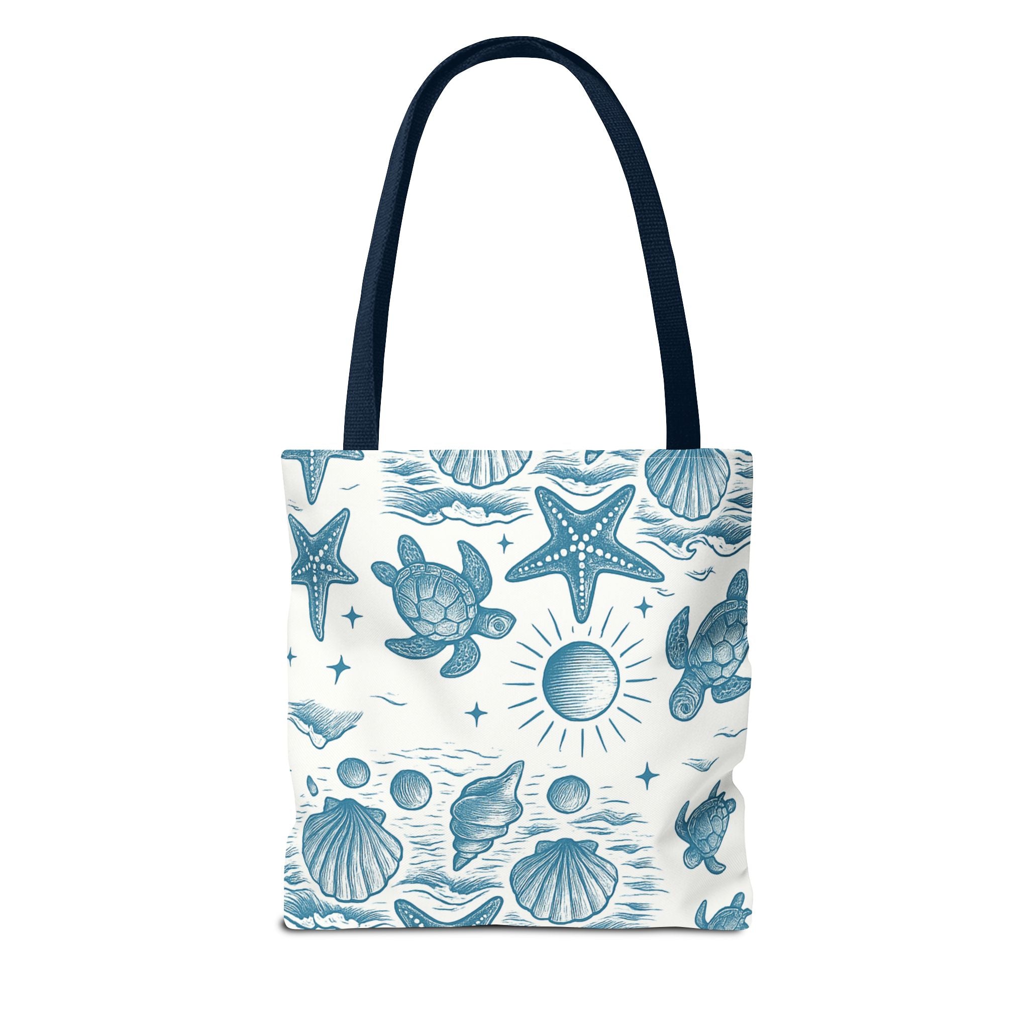 Ocean-Inspired Tote Bag, Beach Bag, Reusable Shopping Tote, Gifts for Ocean Lovers, Summer Accessory, Eco-Friendly Fashion
