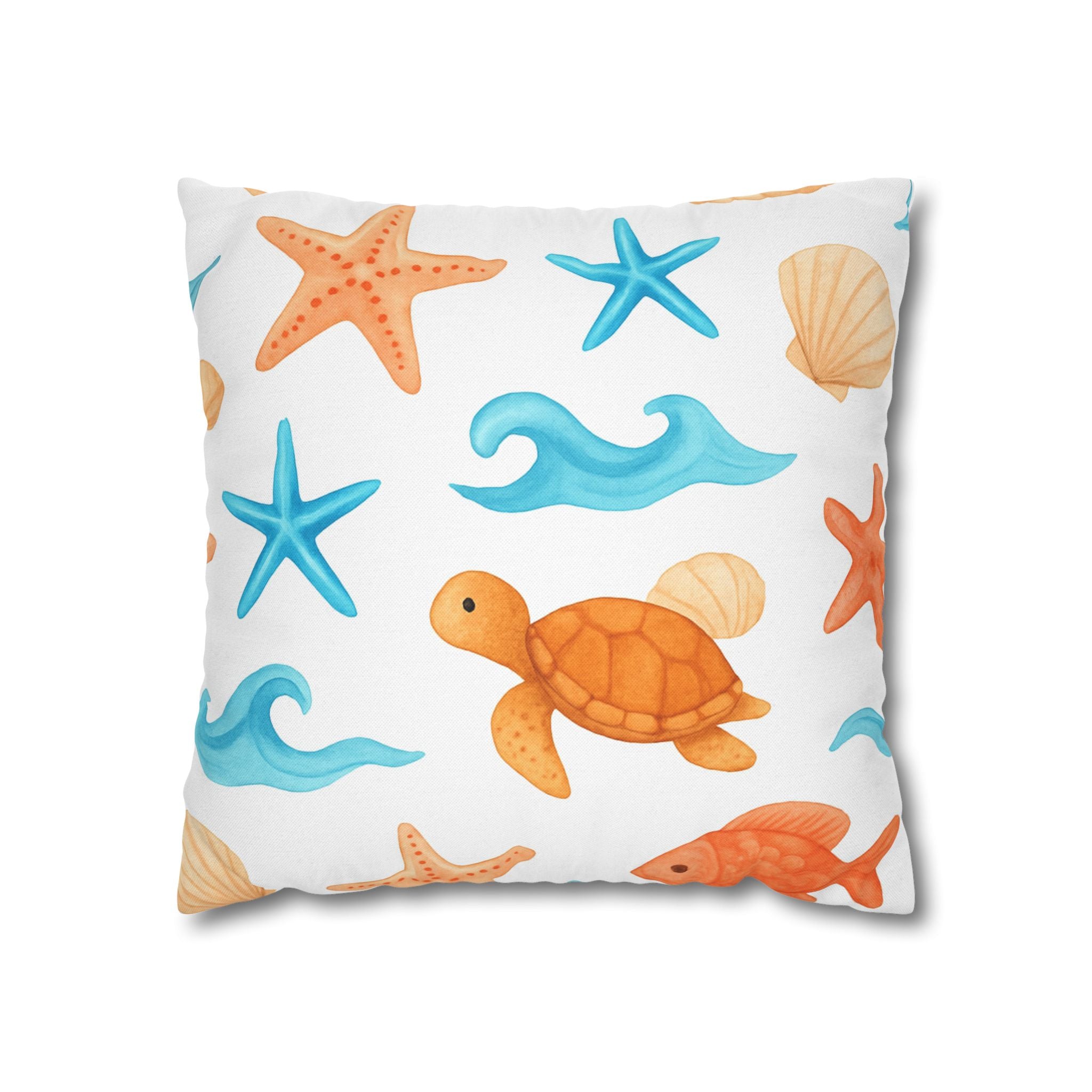 Beach-Themed Pillowcase, Coastal Decor, Ocean Vibes, Summer Gift, Nautical Home Accent