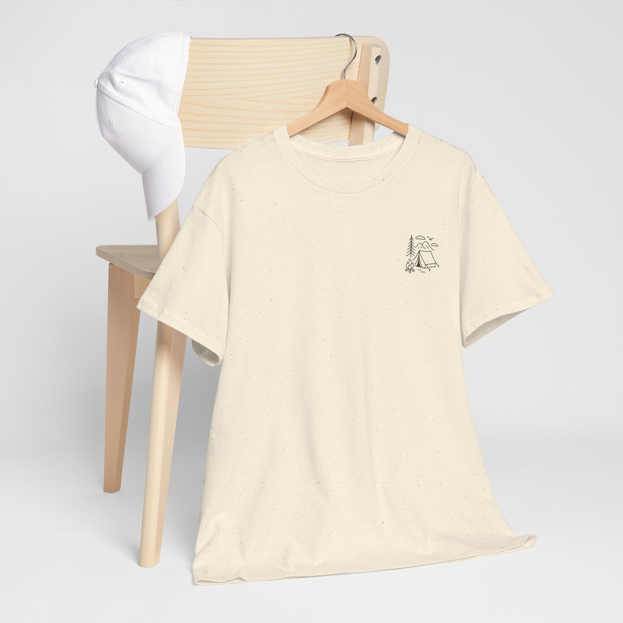 Camping Country Wild West Life Tee, Unisex Heavy Cotton T-Shirt, Adventure Shirt, Outdoor Apparel, Nature Lover Gift, Festival Wear