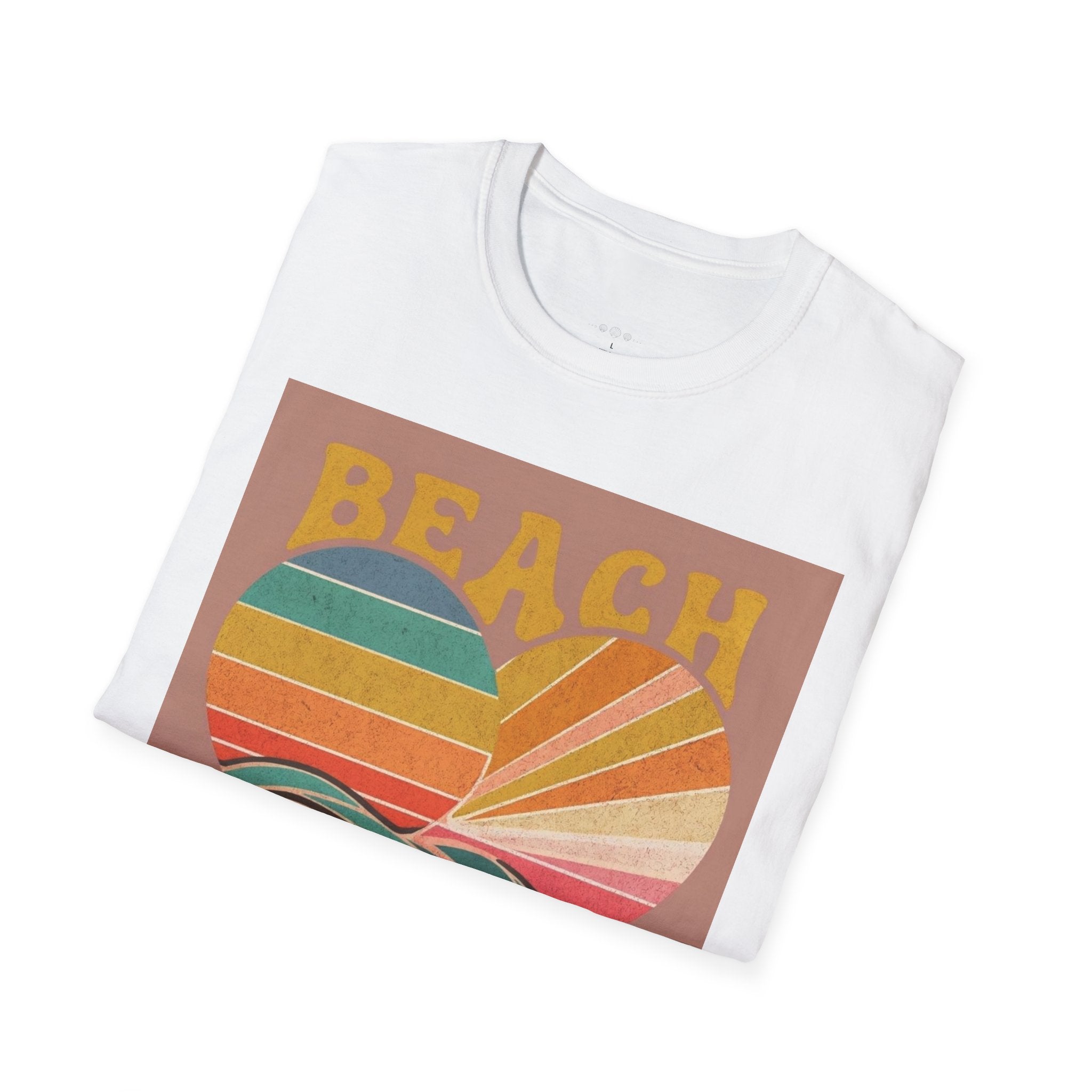 Beach Vibes T-Shirt, Summer Beach Shirt, Cute Beachwear, Vacation Tee, Ocean Lover Gift, Turtle Graphic Tee