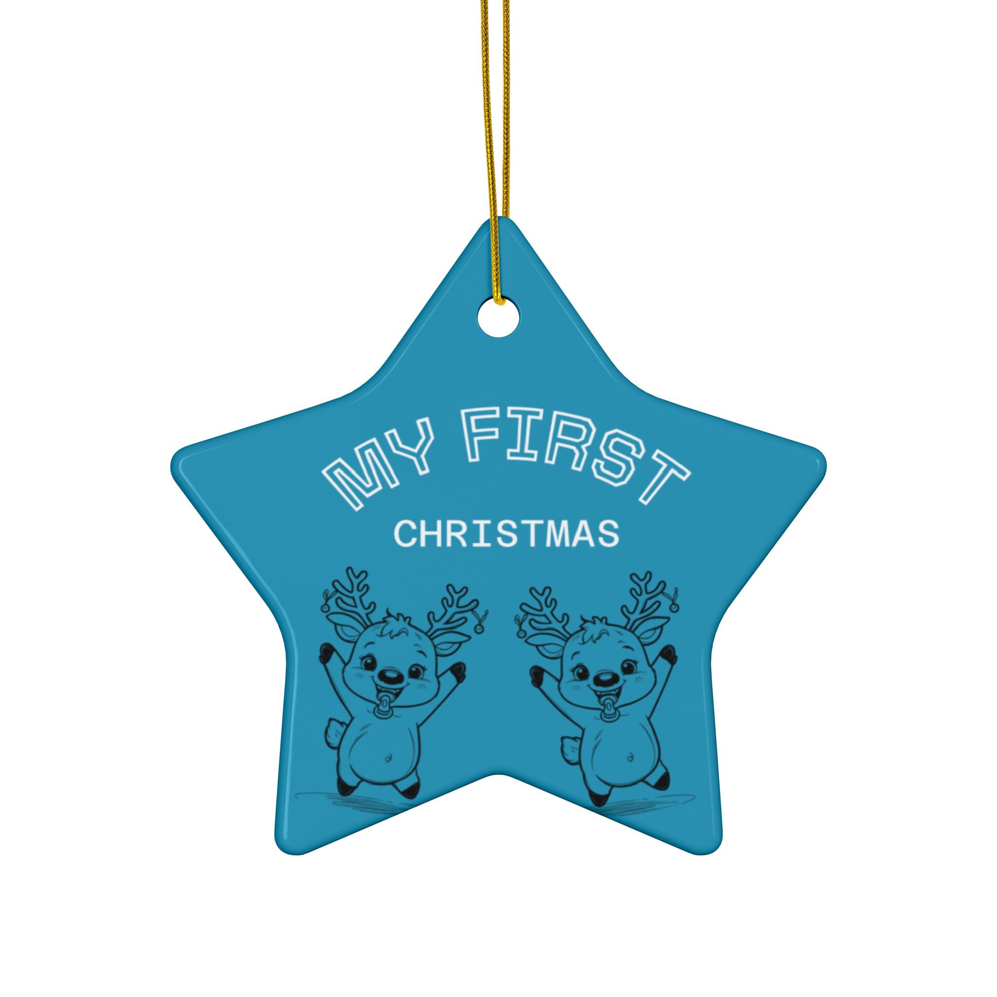 Ceramic Ornaments - Baby's First Christmas Set
