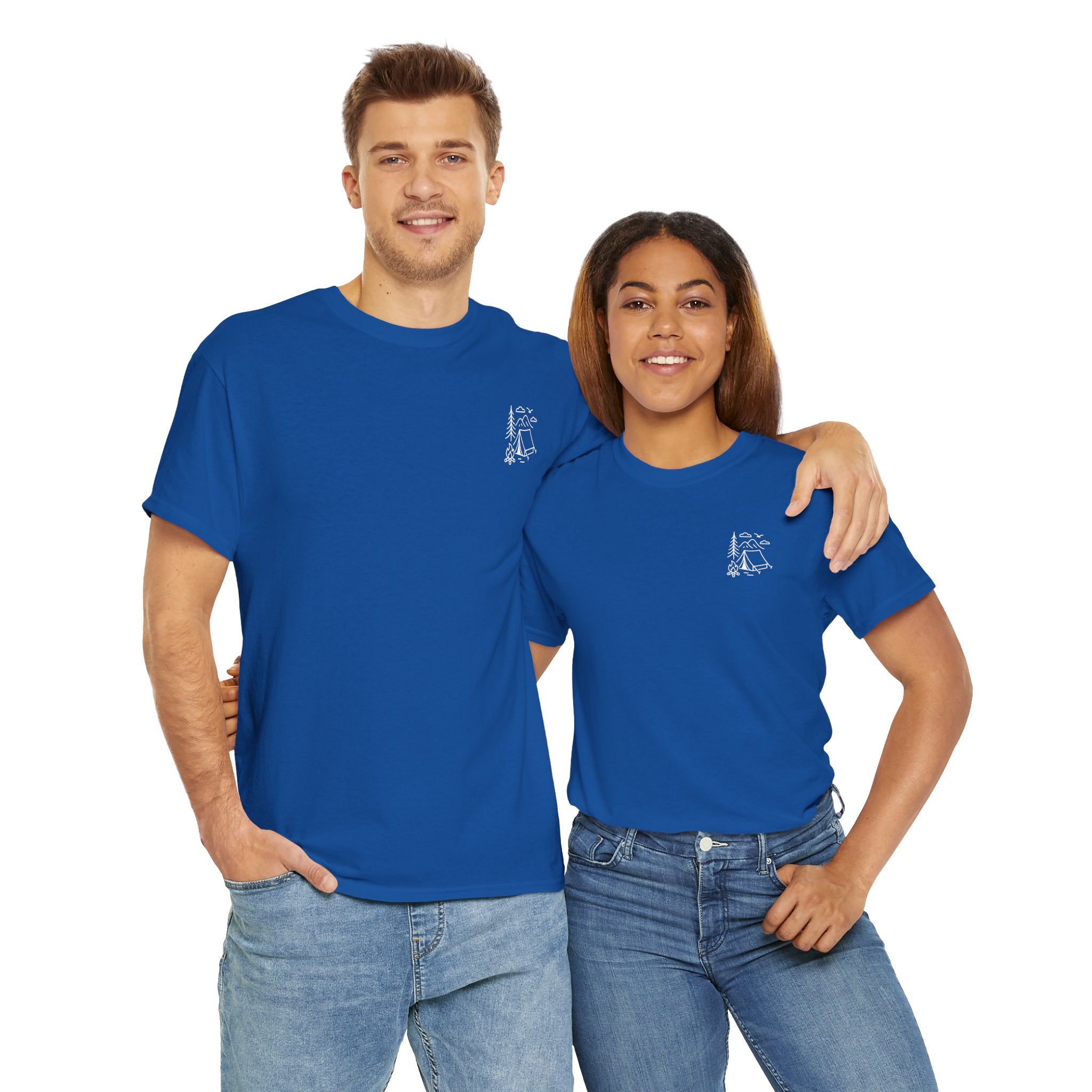 Camping Country Wild West Life Tee, Unisex Heavy Cotton T-Shirt, Adventure Shirt, Outdoor Apparel, Nature Lover Gift, Festival Wear