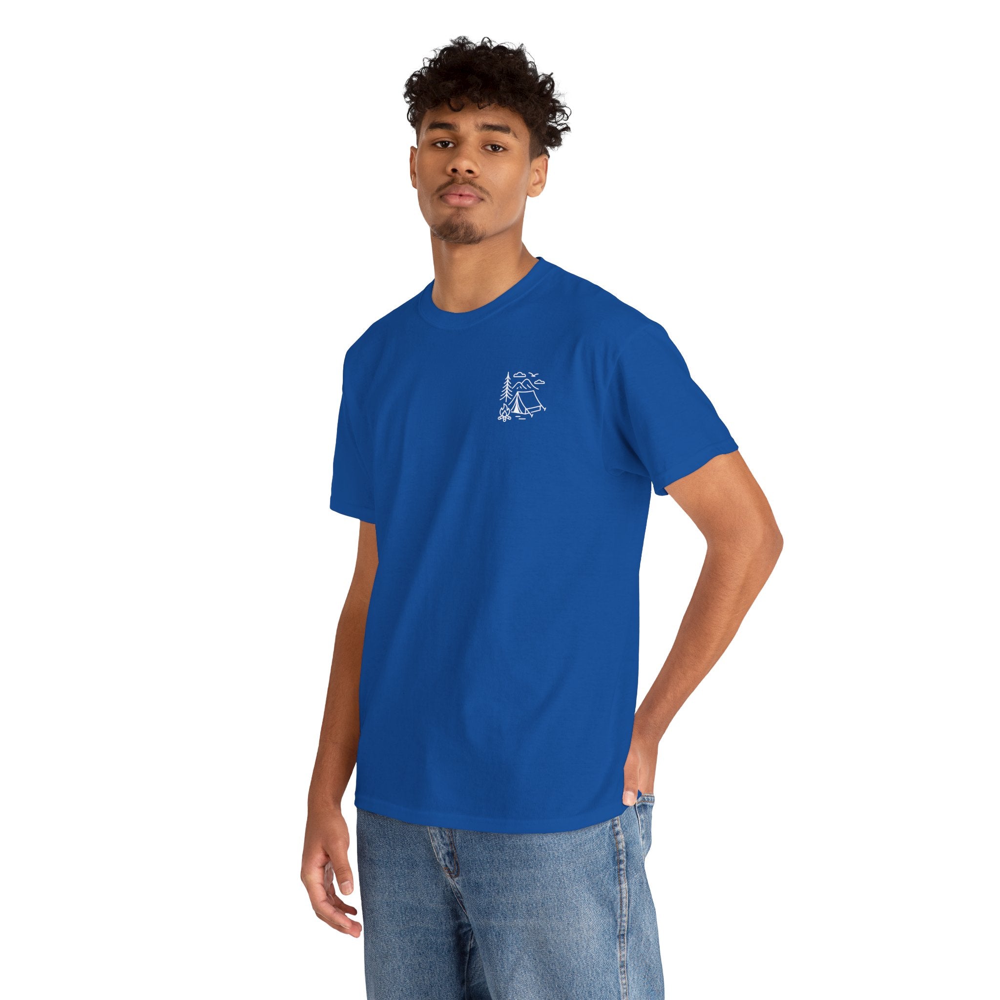 Camping Country Wild West Life Tee, Unisex Heavy Cotton T-Shirt, Adventure Shirt, Outdoor Apparel, Nature Lover Gift, Festival Wear