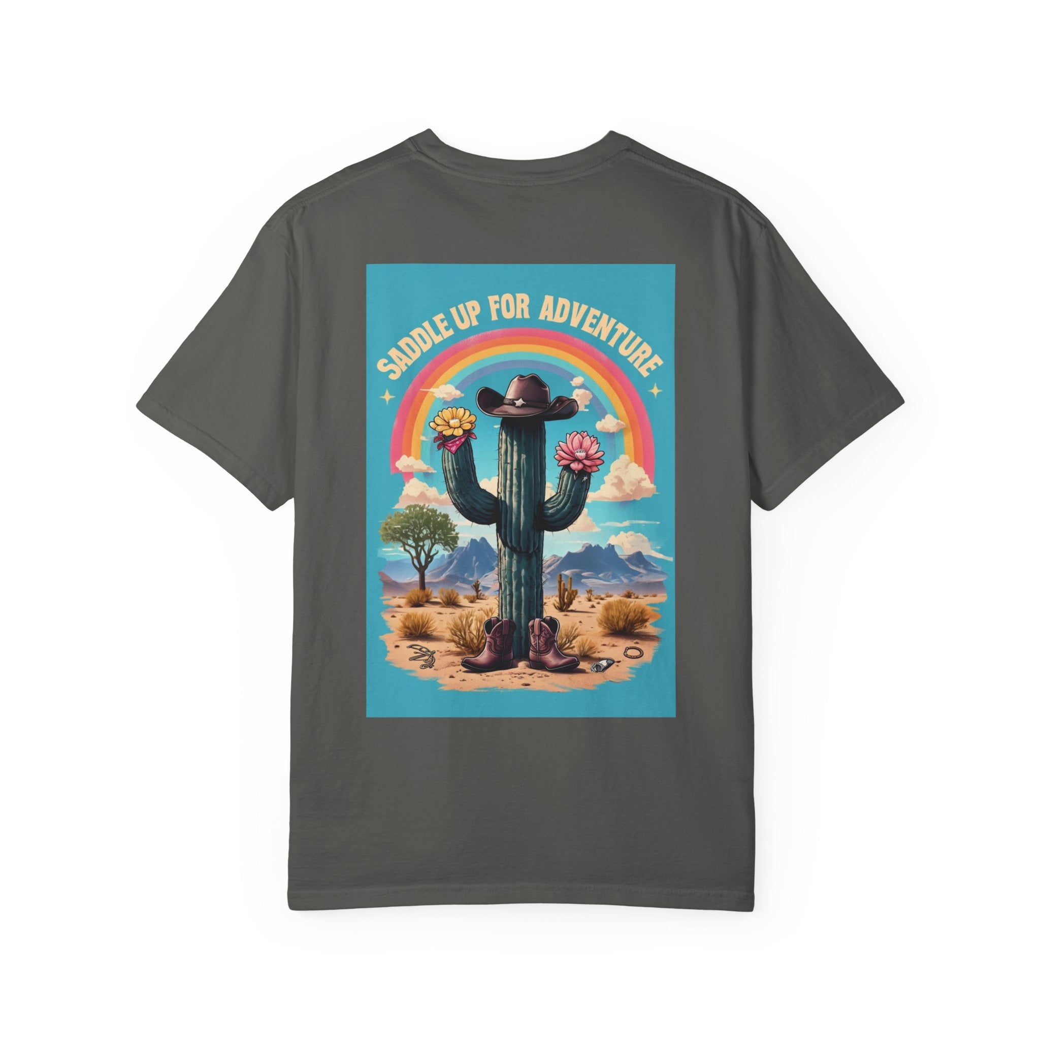 Howdy Adventure Cactus T-Shirt, Unisex Graphic Tee, Vintage Inspired, Summer Fashion, Gift for Travelers, Outdoor Enthusiasts