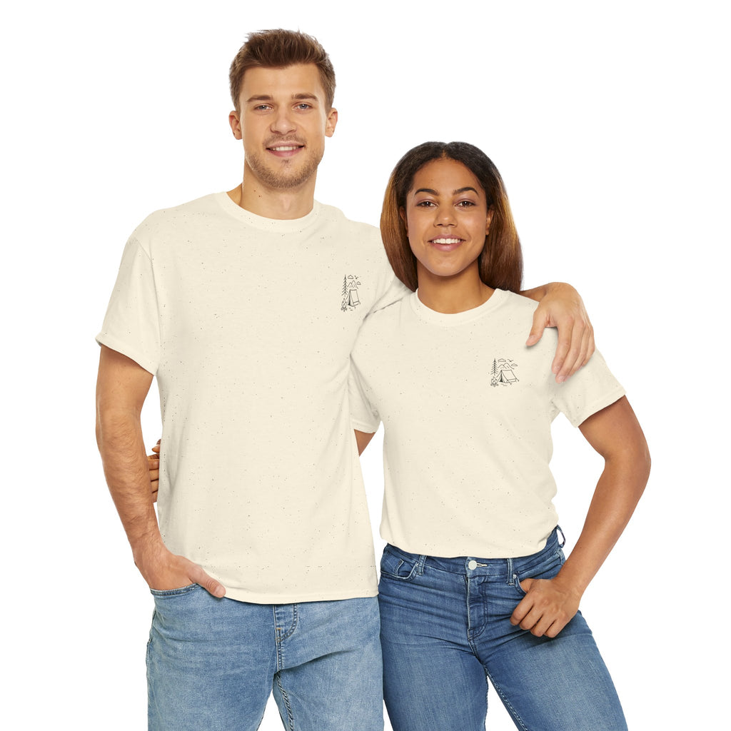 Camping Country Wild West Life Tee, Unisex Heavy Cotton T-Shirt, Adventure Shirt, Outdoor Apparel, Nature Lover Gift, Festival Wear