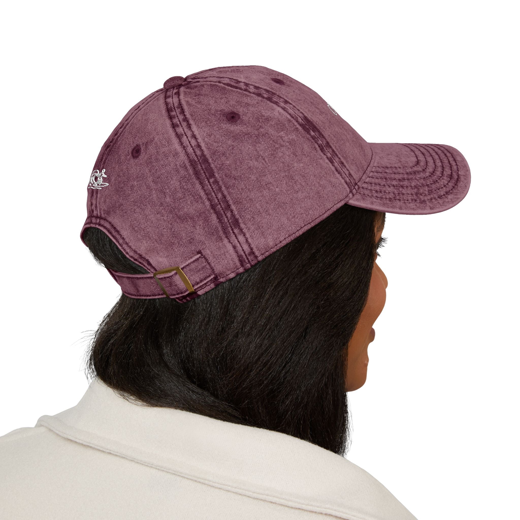Vintage Embroidered Cap, Retro Hat, Unisex Vintage Cap, Distressed Dad Hat, Casual Outdoor Accessories, Summer Headwear