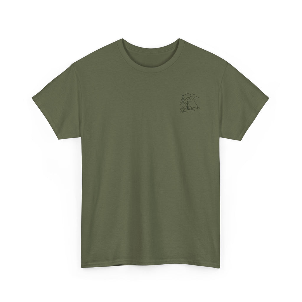 Camping Country Wild West Life Tee, Unisex Heavy Cotton T-Shirt, Adventure Shirt, Outdoor Apparel, Nature Lover Gift, Festival Wear