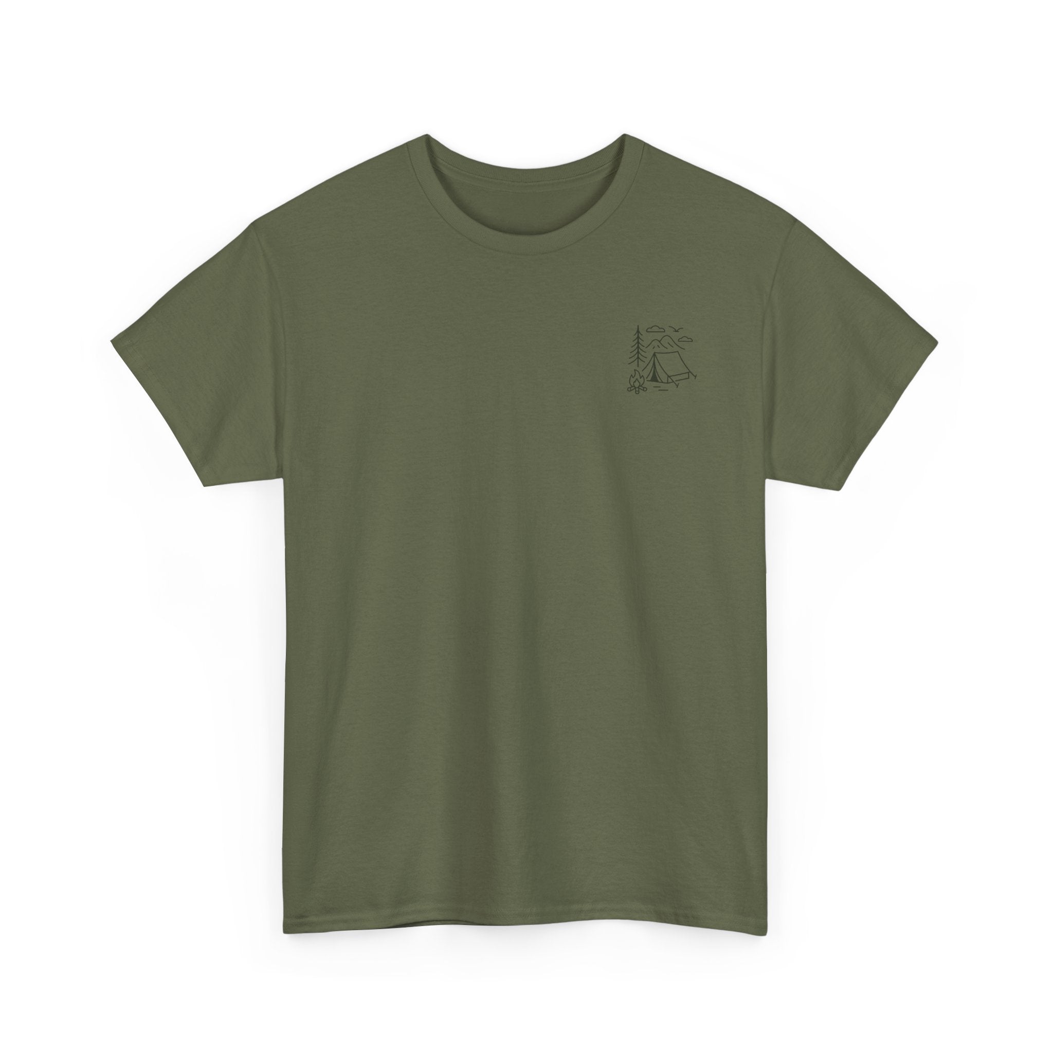 Camping Country Wild West Life Tee, Unisex Heavy Cotton T-Shirt, Adventure Shirt, Outdoor Apparel, Nature Lover Gift, Festival Wear