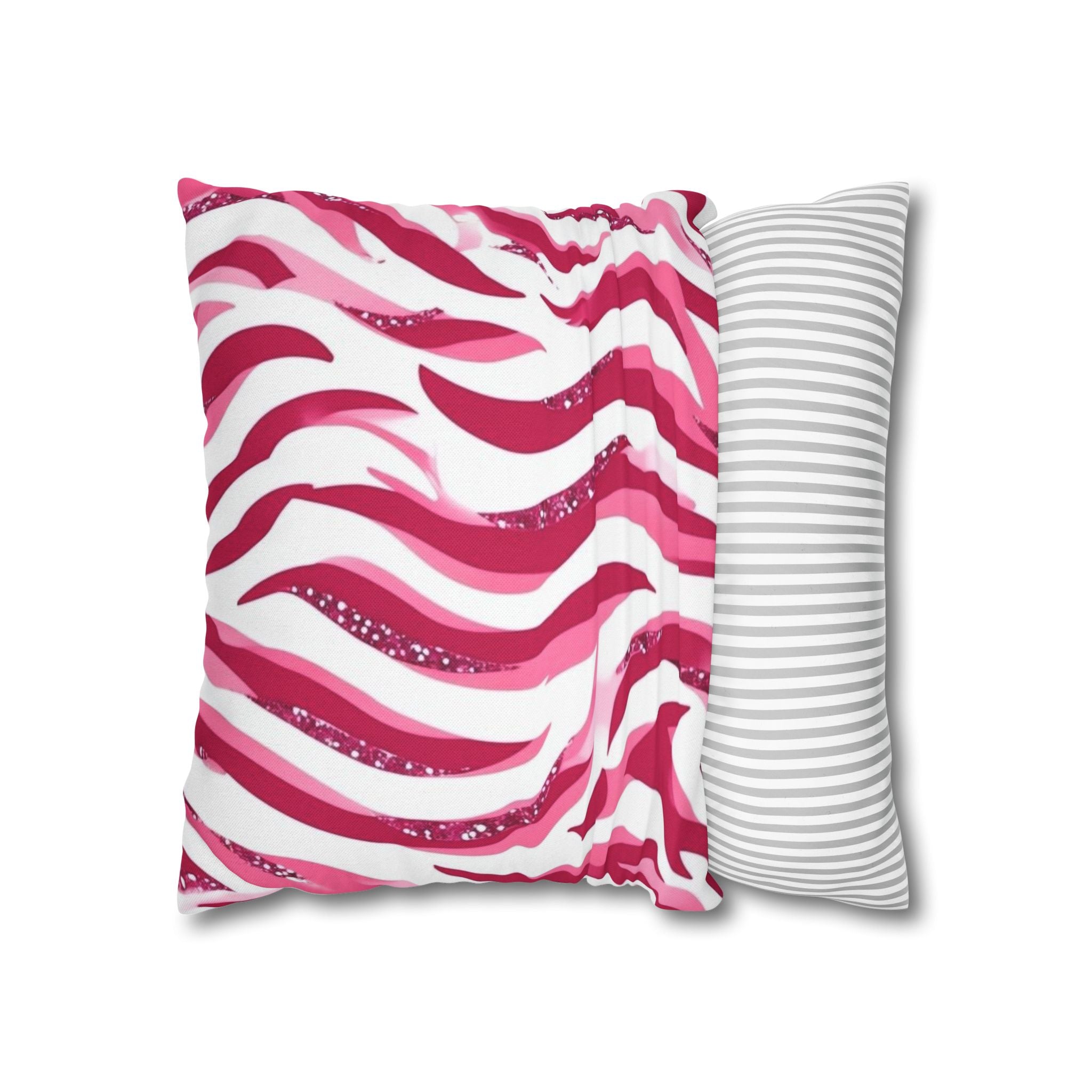 Vibrant Zebra Print Pillowcase, Home Decor, Couch Accent, Gift for Her, Animal Print Decor