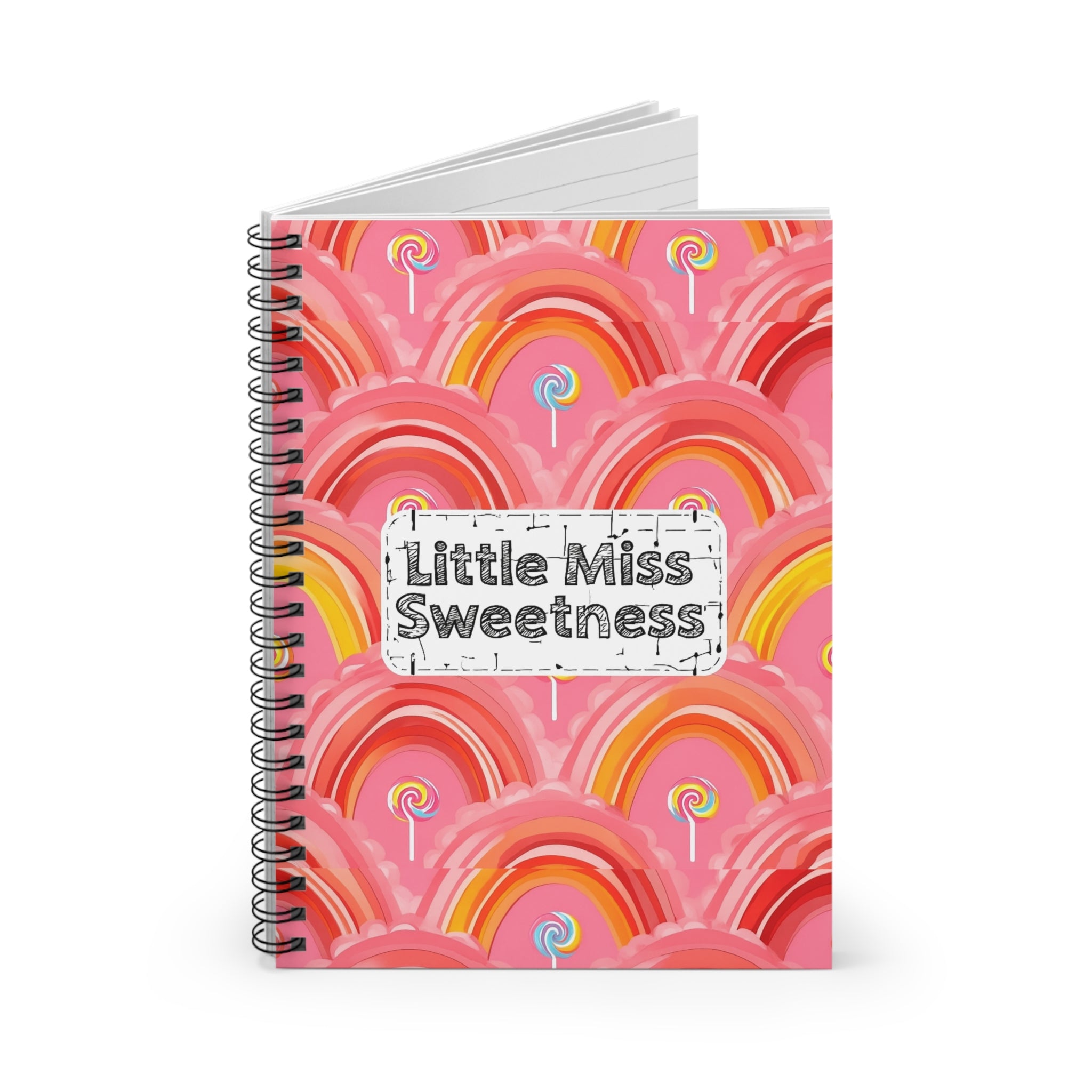 Colorful Spiral Notebook - Little Miss Sweetness