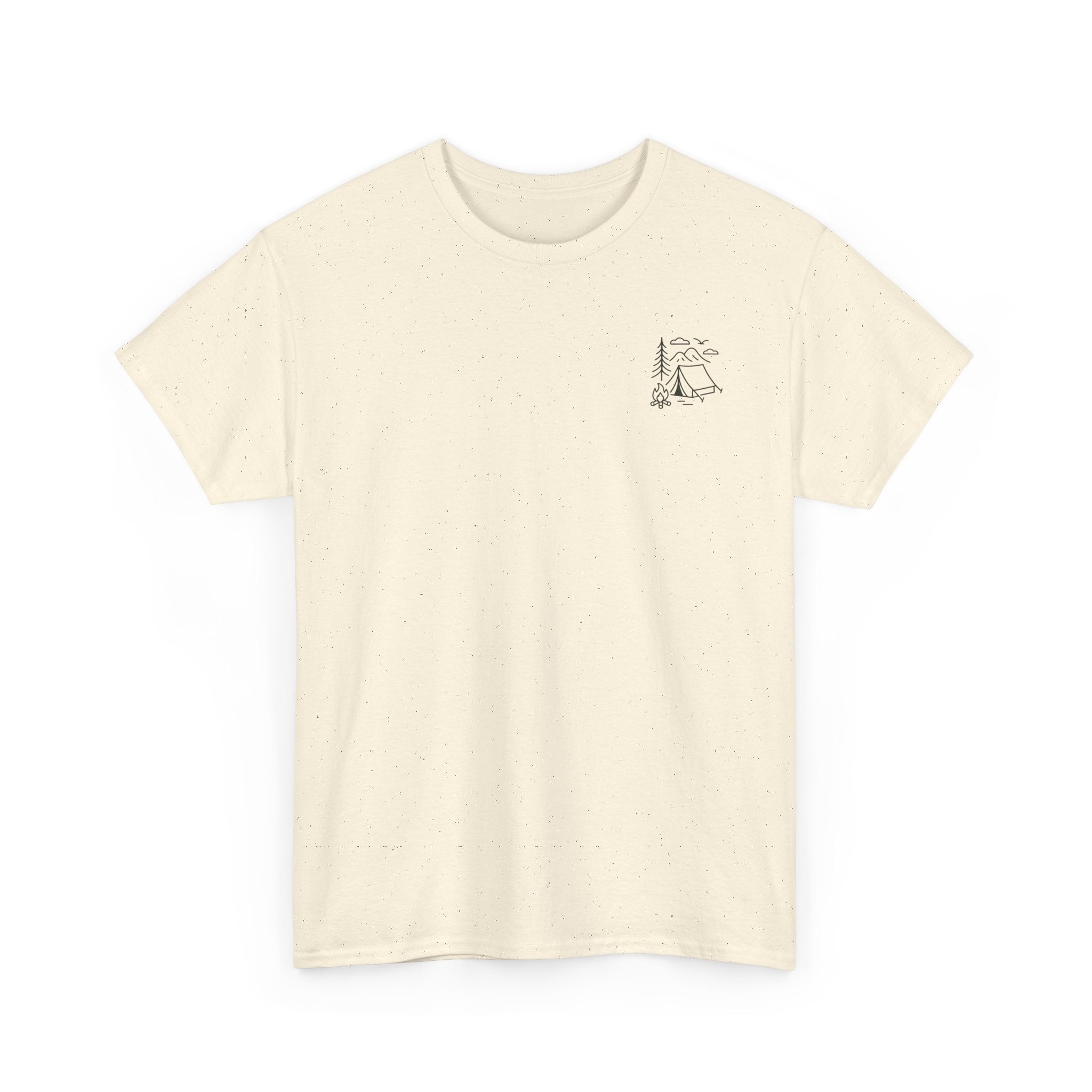 Camping Country Wild West Life Tee, Unisex Heavy Cotton T-Shirt, Adventure Shirt, Outdoor Apparel, Nature Lover Gift, Festival Wear