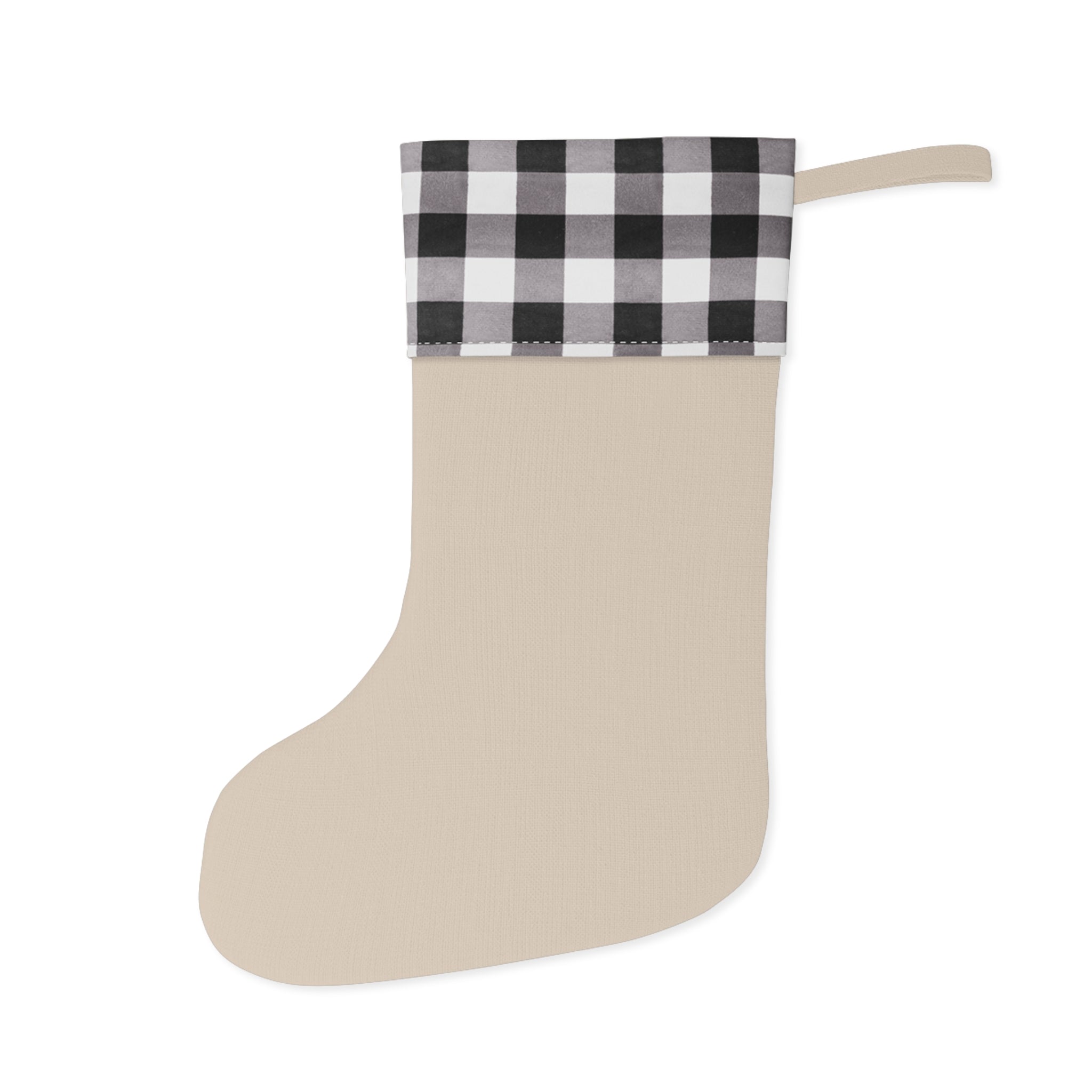 Christmas Stocking Personalized Red Plaid Xmas Decor