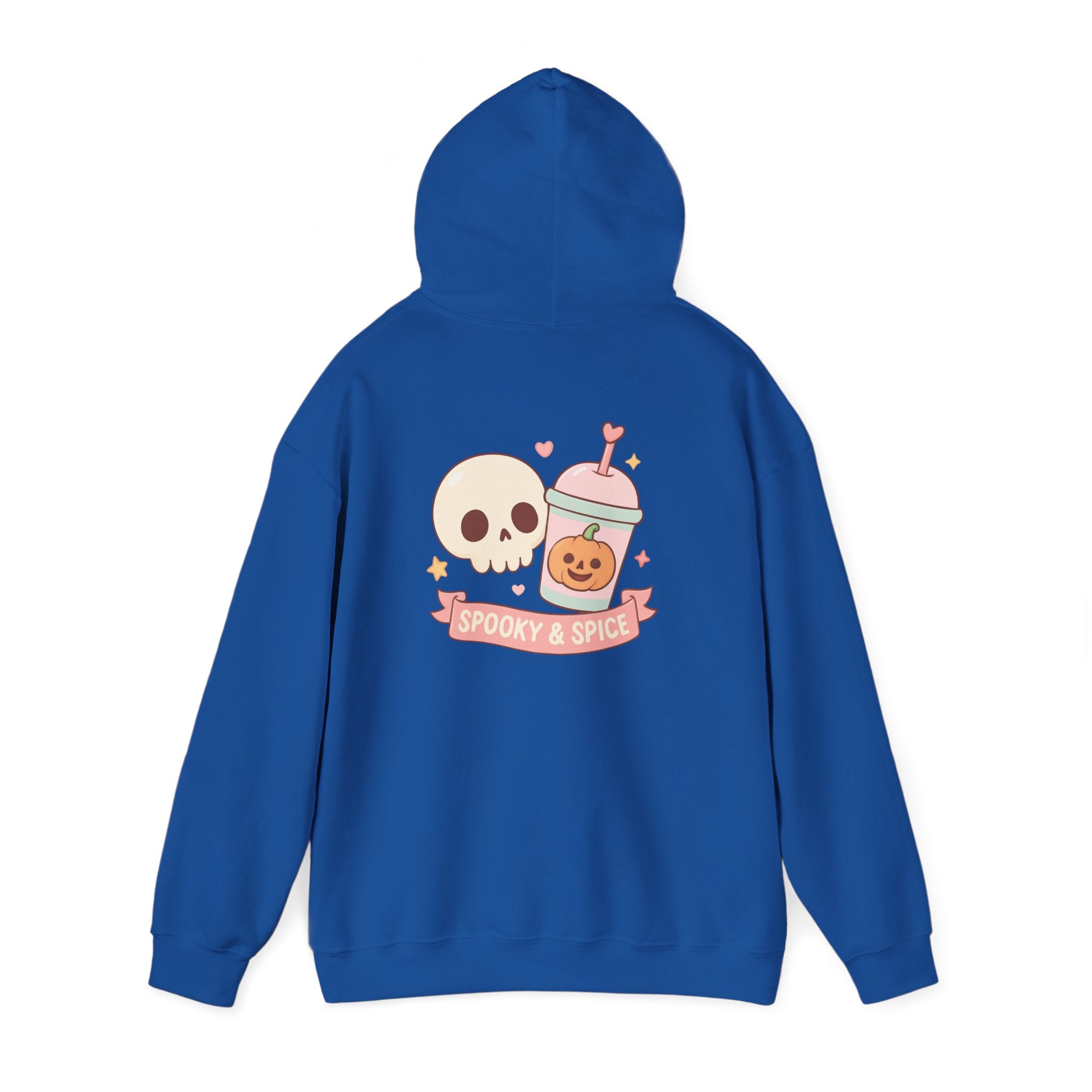 Spooky & Spice Hooded Sweatshirt, Halloween Sweater, Cozy Gift for Fall, Unisex Hoodie, Cute Autumn Fashion