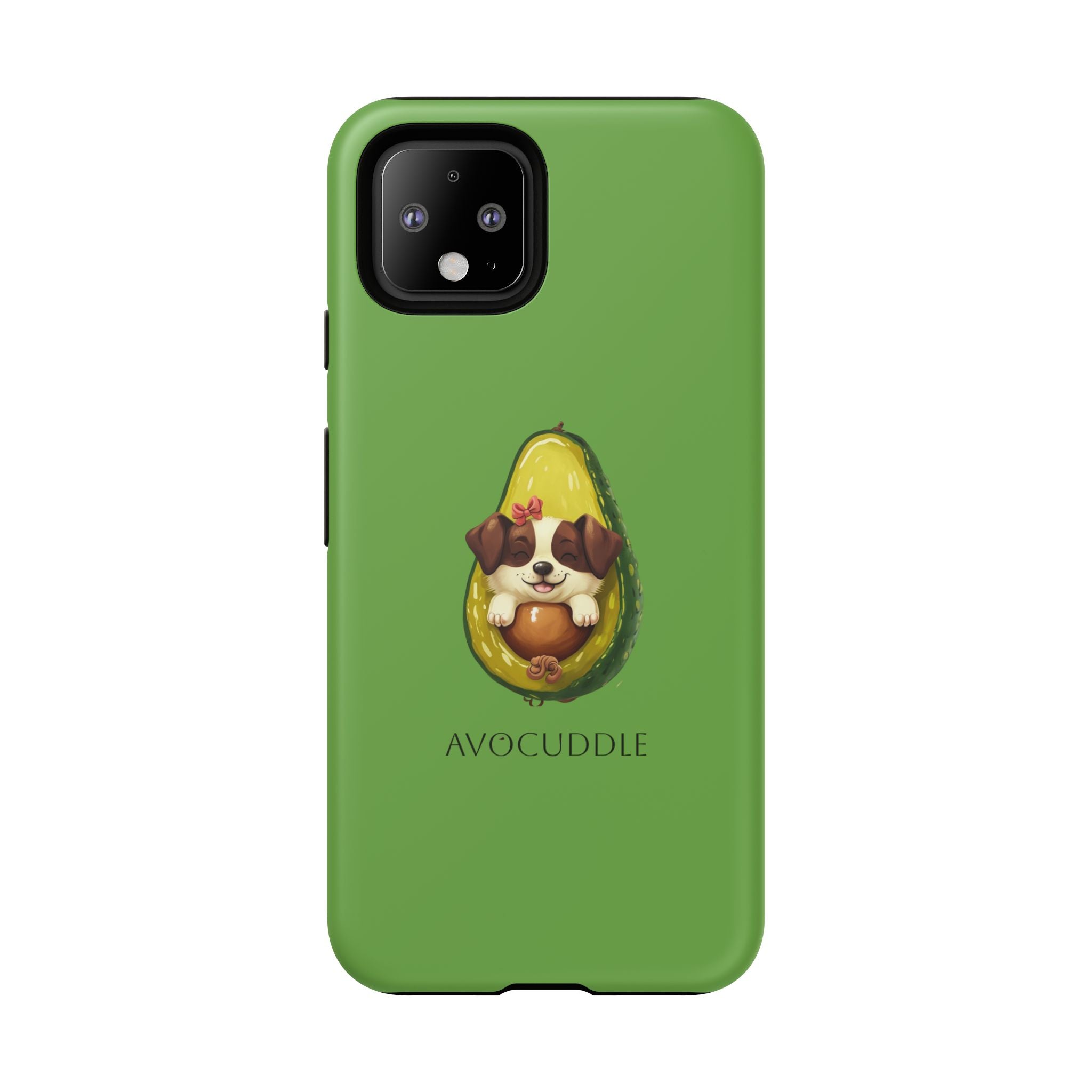Cute Avocado Dog Phone Case - Pet Lover Gift, Animal Phone Cover, Quirky Accessory, Dog Mom Present, Custom Phone Case