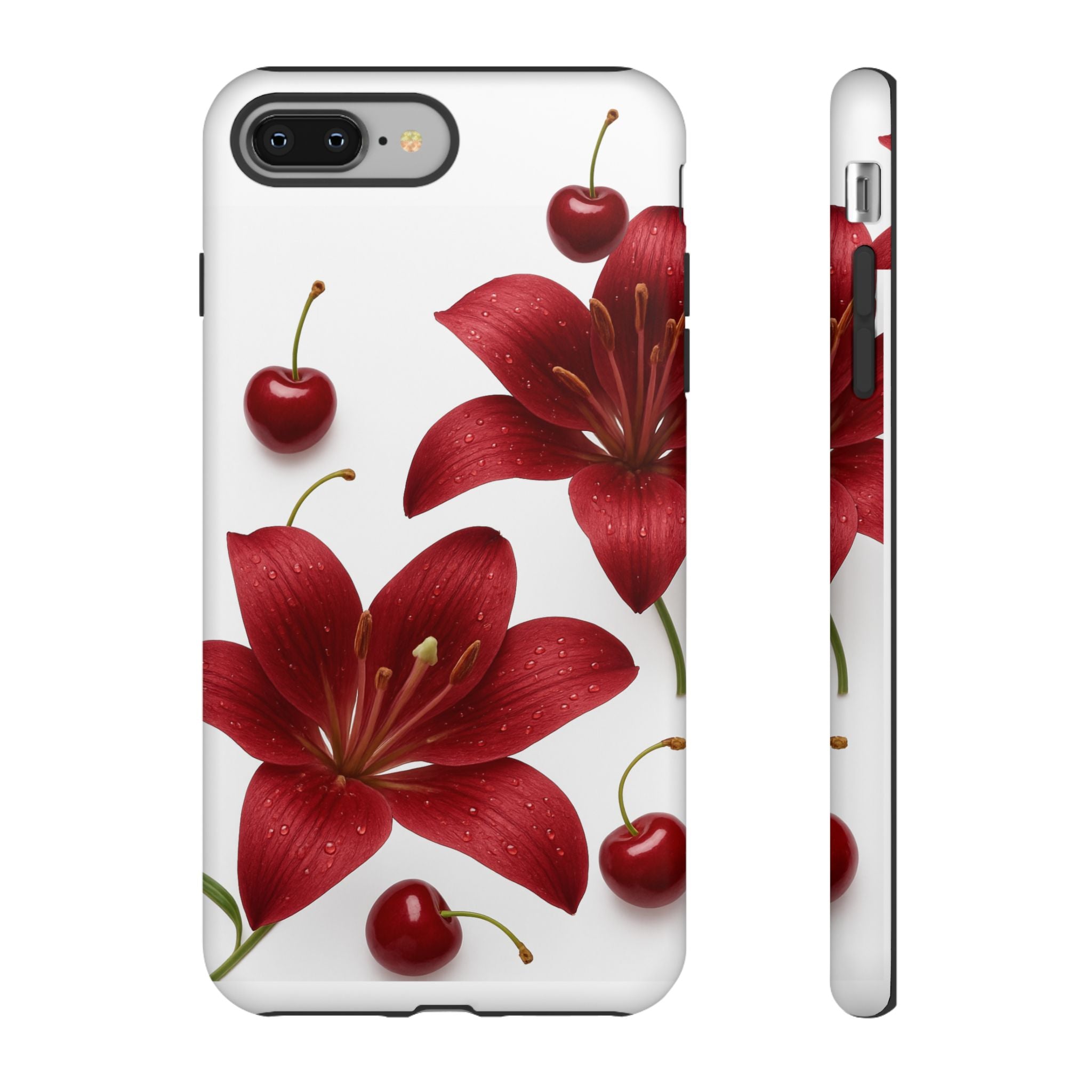 Floral Tough Phone Case, Beautiful Floral Design, Gift for Her, Risk Resistant Cover, Trendy Smartphone Accessory