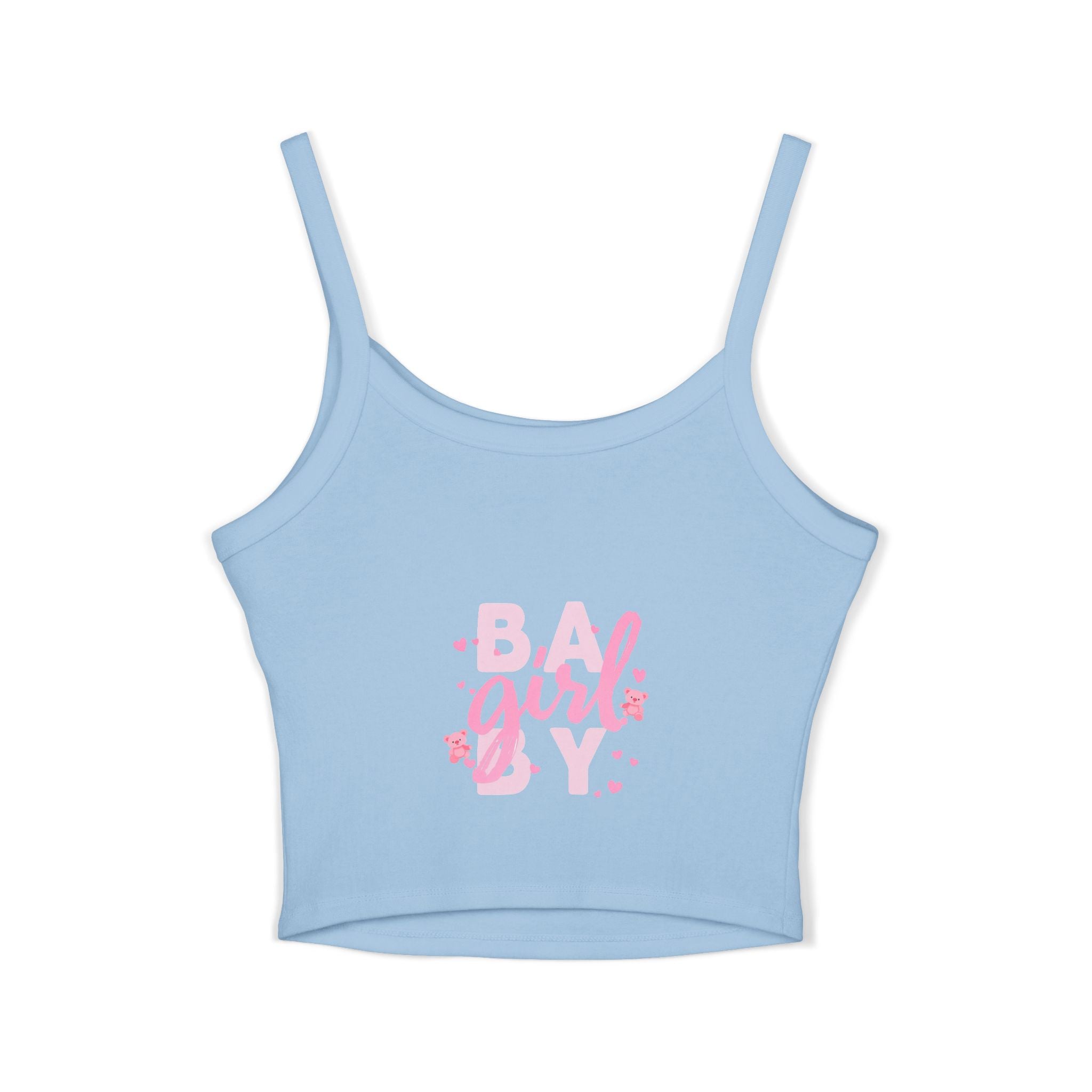Cute Baby Girl Spaghetti Strap Tank Top, Summer Top, Casual Wear, Gift for New Moms, Birthday Outfit, Baby Shower Gift
