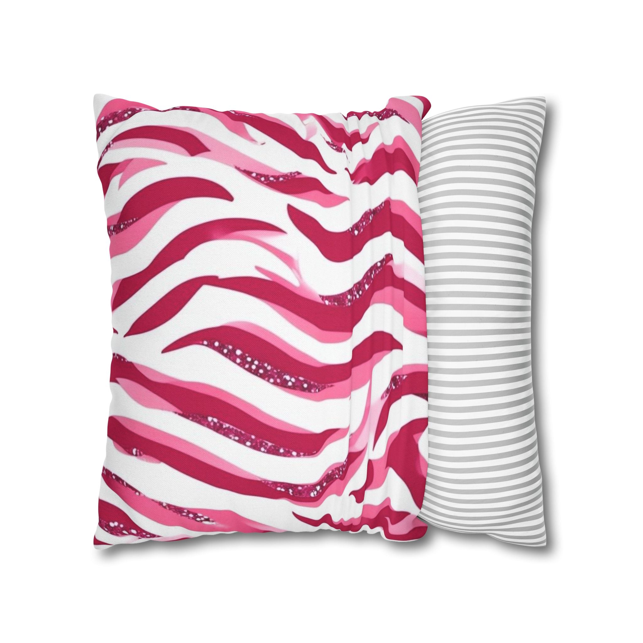Vibrant Zebra Print Pillowcase, Home Decor, Couch Accent, Gift for Her, Animal Print Decor