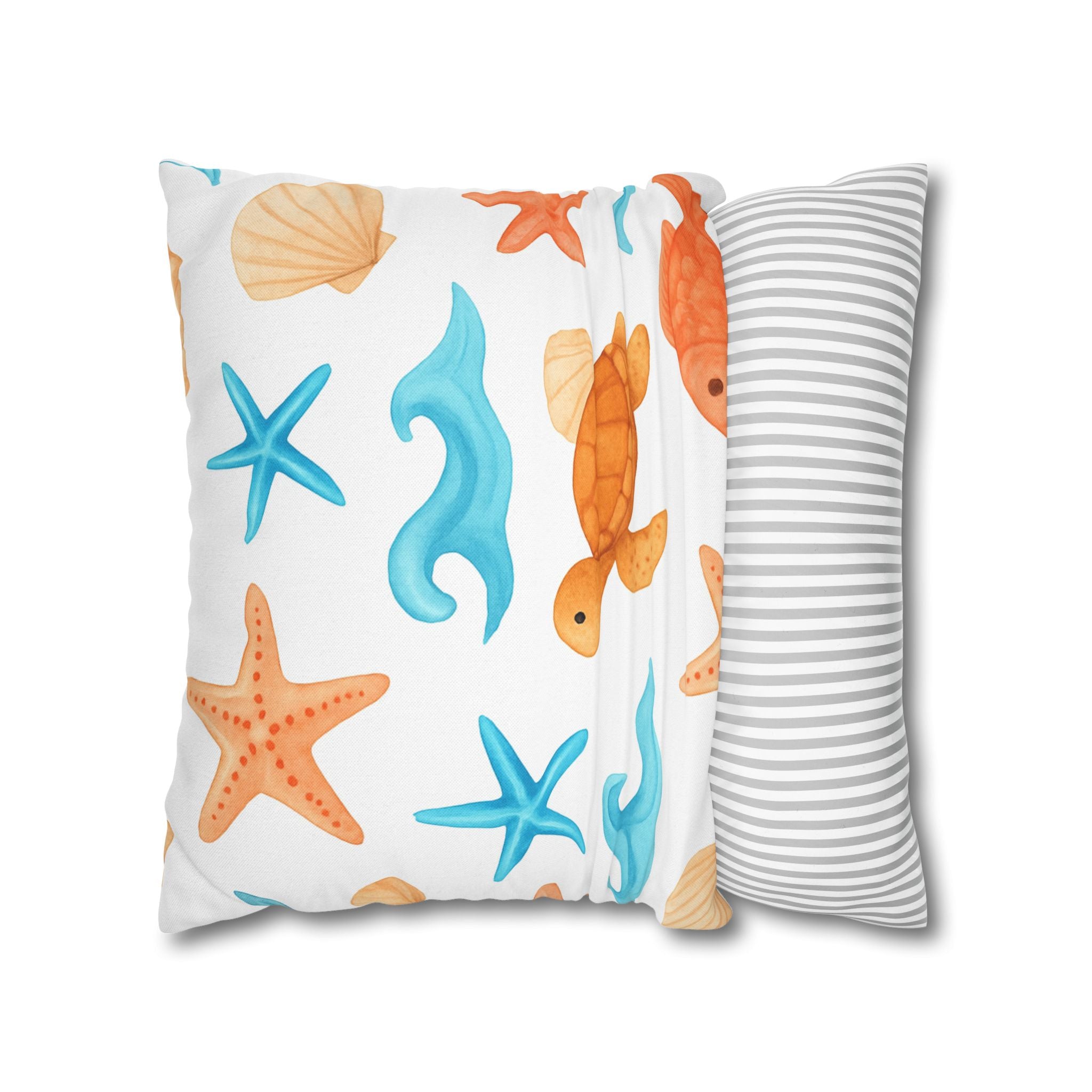 Beach-Themed Pillowcase, Coastal Decor, Ocean Vibes, Summer Gift, Nautical Home Accent