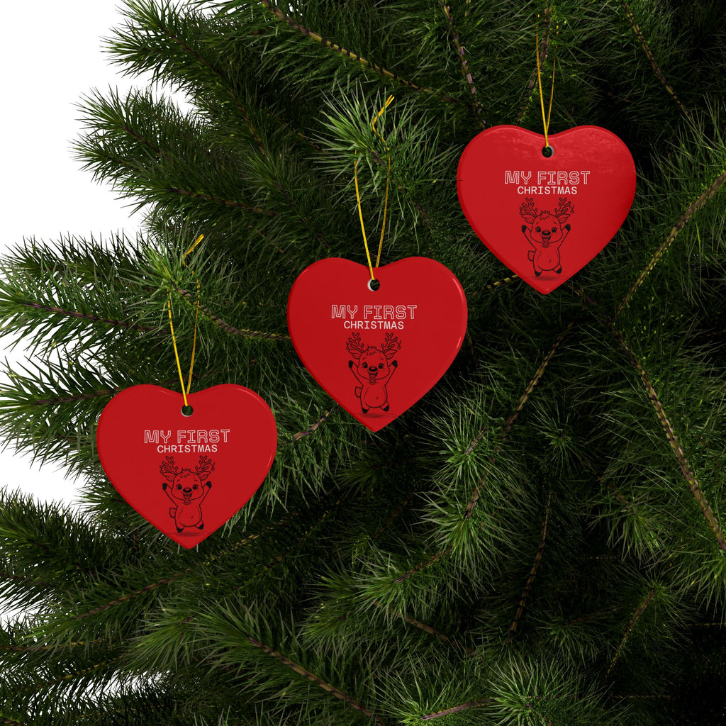 Ceramic Ornaments - Baby's First Christmas Set