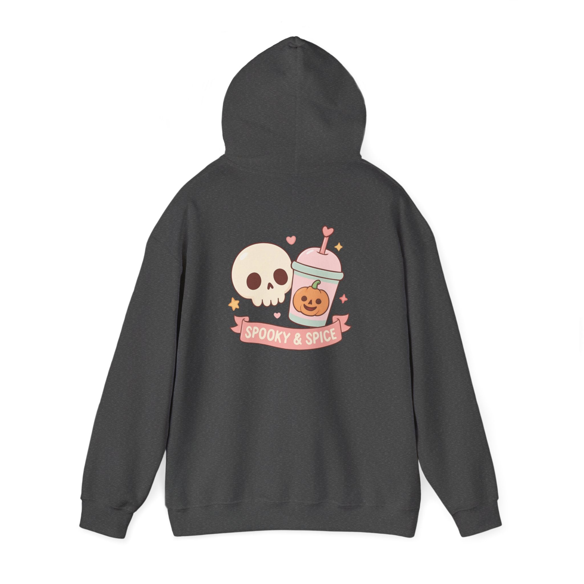 Spooky & Spice Hooded Sweatshirt, Halloween Sweater, Cozy Gift for Fall, Unisex Hoodie, Cute Autumn Fashion