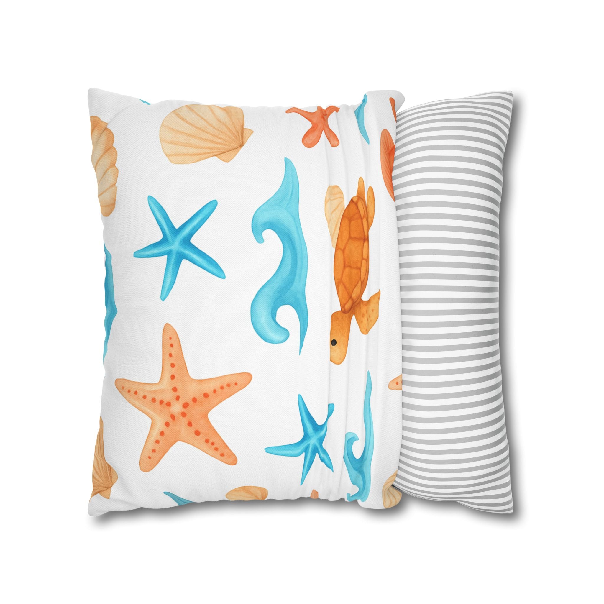 Beach-Themed Pillowcase, Coastal Decor, Ocean Vibes, Summer Gift, Nautical Home Accent