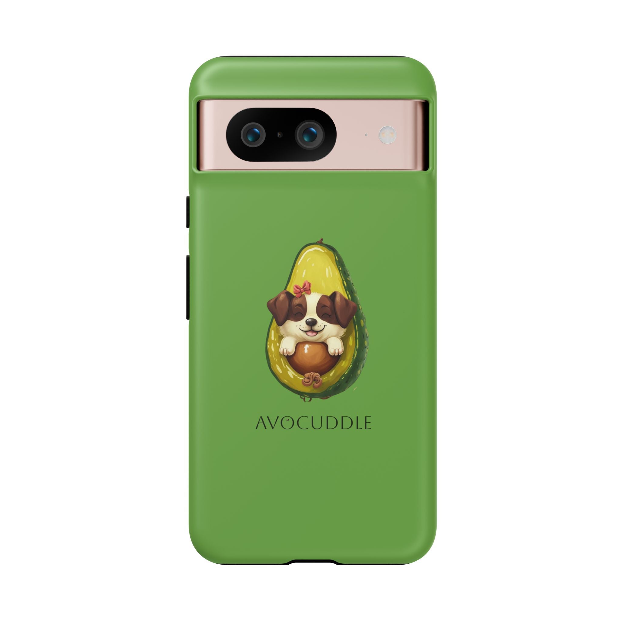 Cute Avocado Dog Phone Case - Pet Lover Gift, Animal Phone Cover, Quirky Accessory, Dog Mom Present, Custom Phone Case