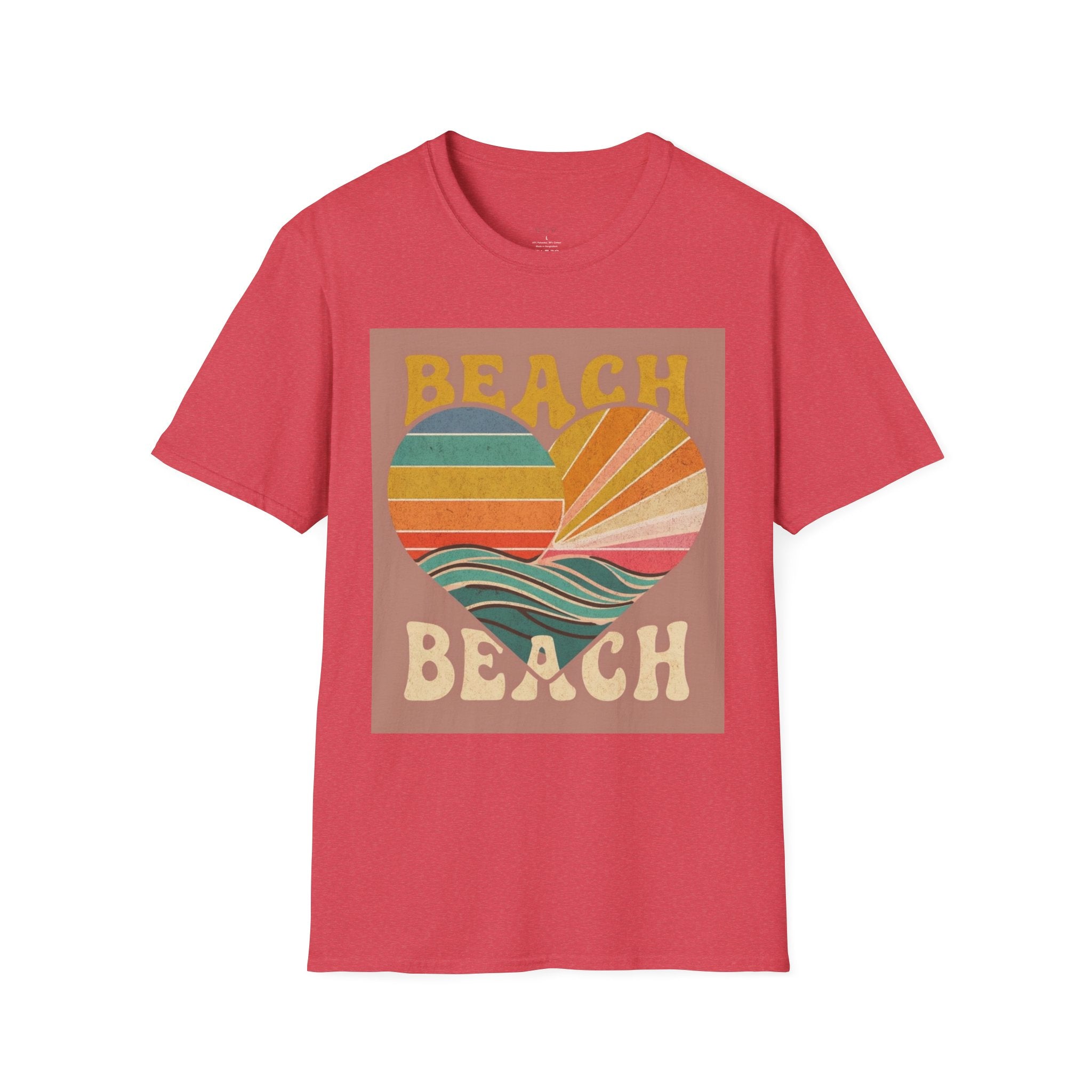 Beach Vibes T-Shirt, Summer Beach Shirt, Cute Beachwear, Vacation Tee, Ocean Lover Gift, Turtle Graphic Tee
