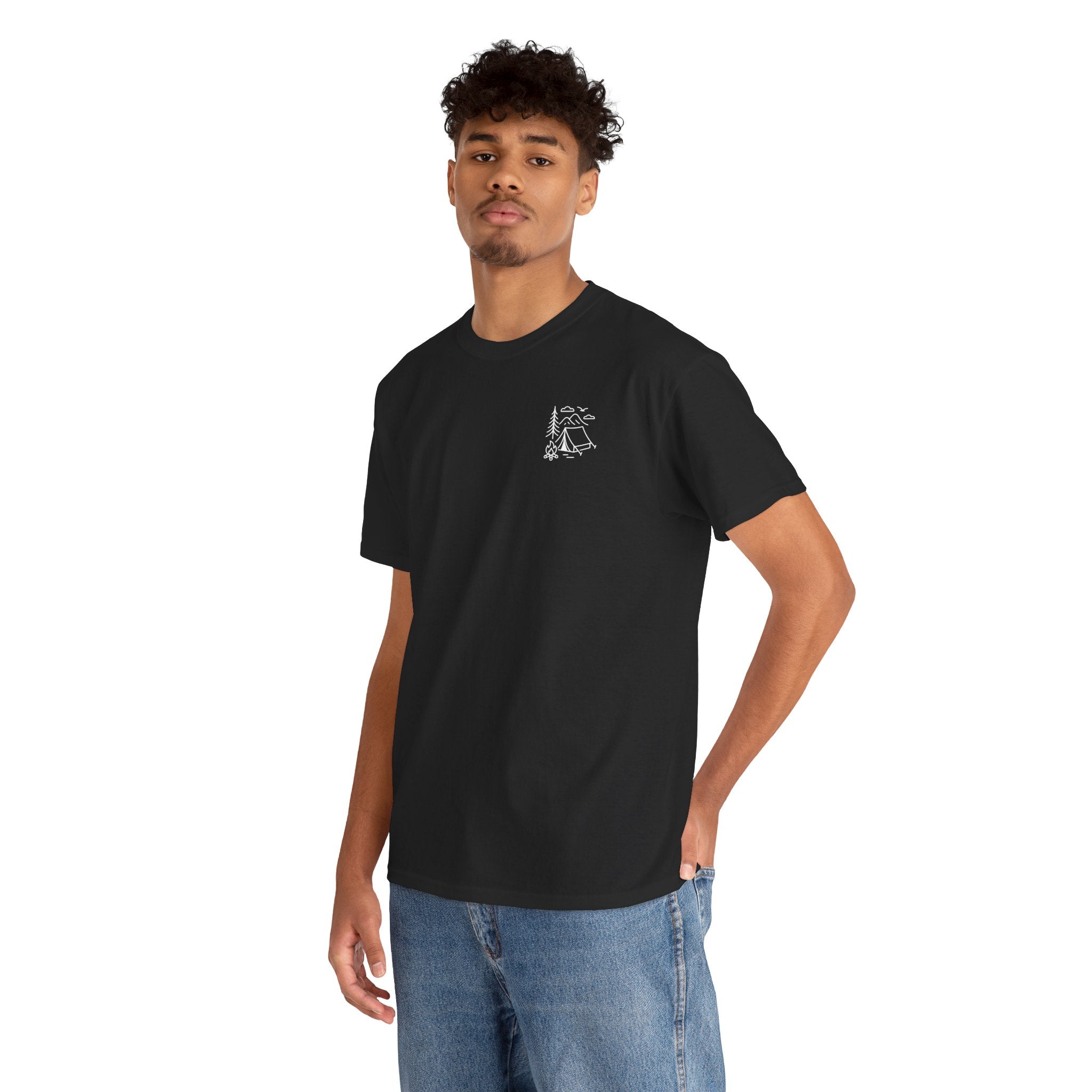 Camping Country Wild West Life Tee, Unisex Heavy Cotton T-Shirt, Adventure Shirt, Outdoor Apparel, Nature Lover Gift, Festival Wear