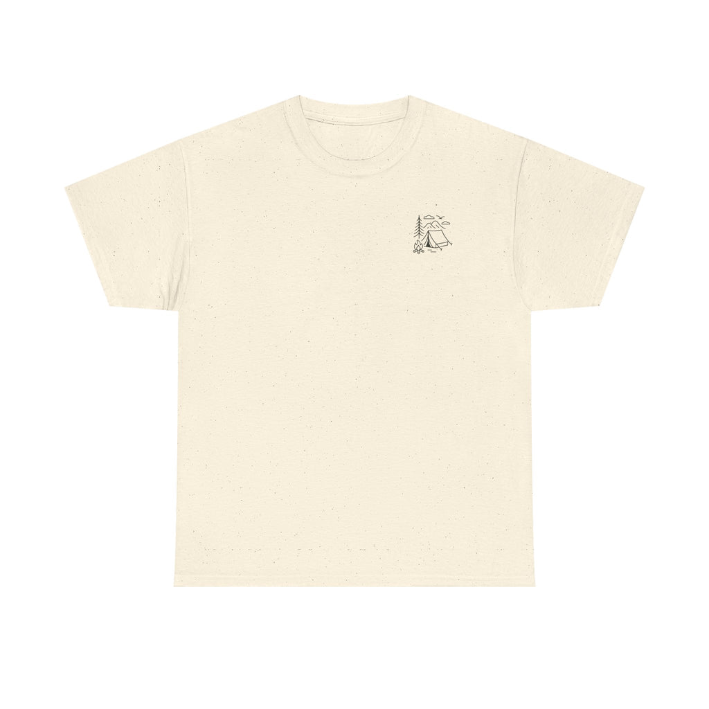 Camping Country Wild West Life Tee, Unisex Heavy Cotton T-Shirt, Adventure Shirt, Outdoor Apparel, Nature Lover Gift, Festival Wear