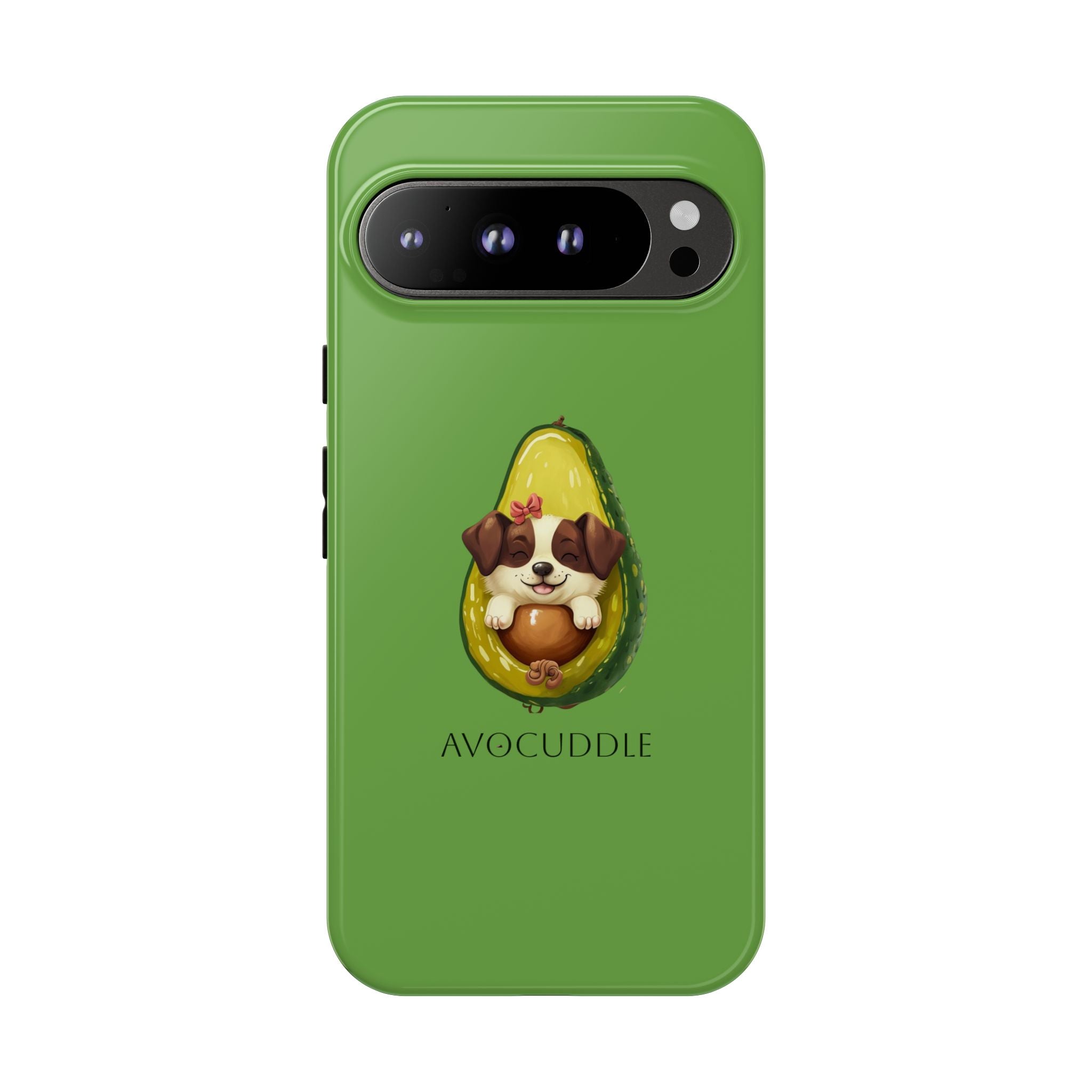 Cute Avocado Dog Phone Case - Pet Lover Gift, Animal Phone Cover, Quirky Accessory, Dog Mom Present, Custom Phone Case