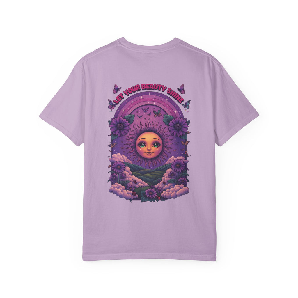 Sunshine Vibes Unisex Garment-Dyed T-shirt, Vintage Graphic Tee, Summer Fashion, Gift for Her, Eco-Friendly Clothing, Festival Wear