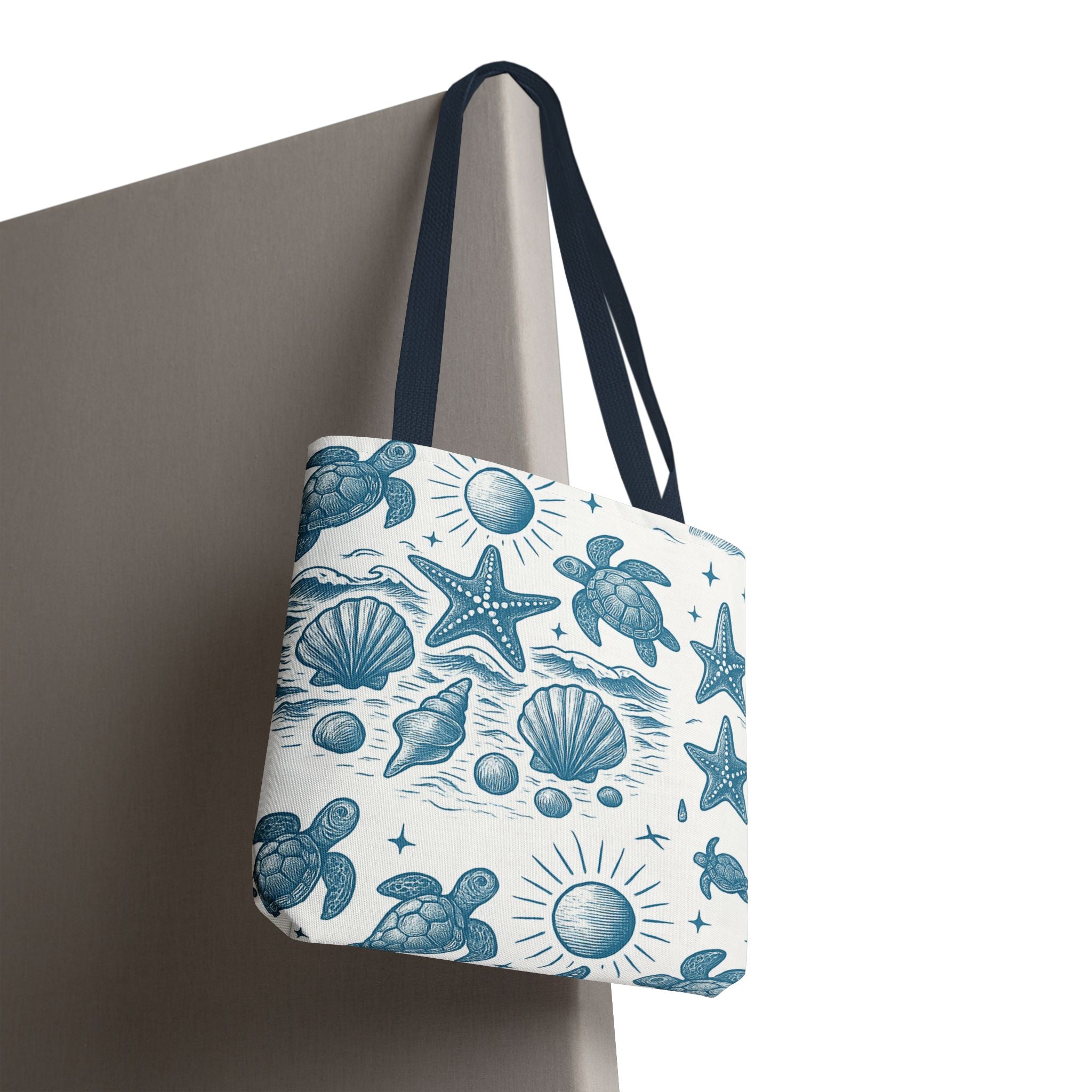 Ocean-Inspired Tote Bag, Beach Bag, Reusable Shopping Tote, Gifts for Ocean Lovers, Summer Accessory, Eco-Friendly Fashion