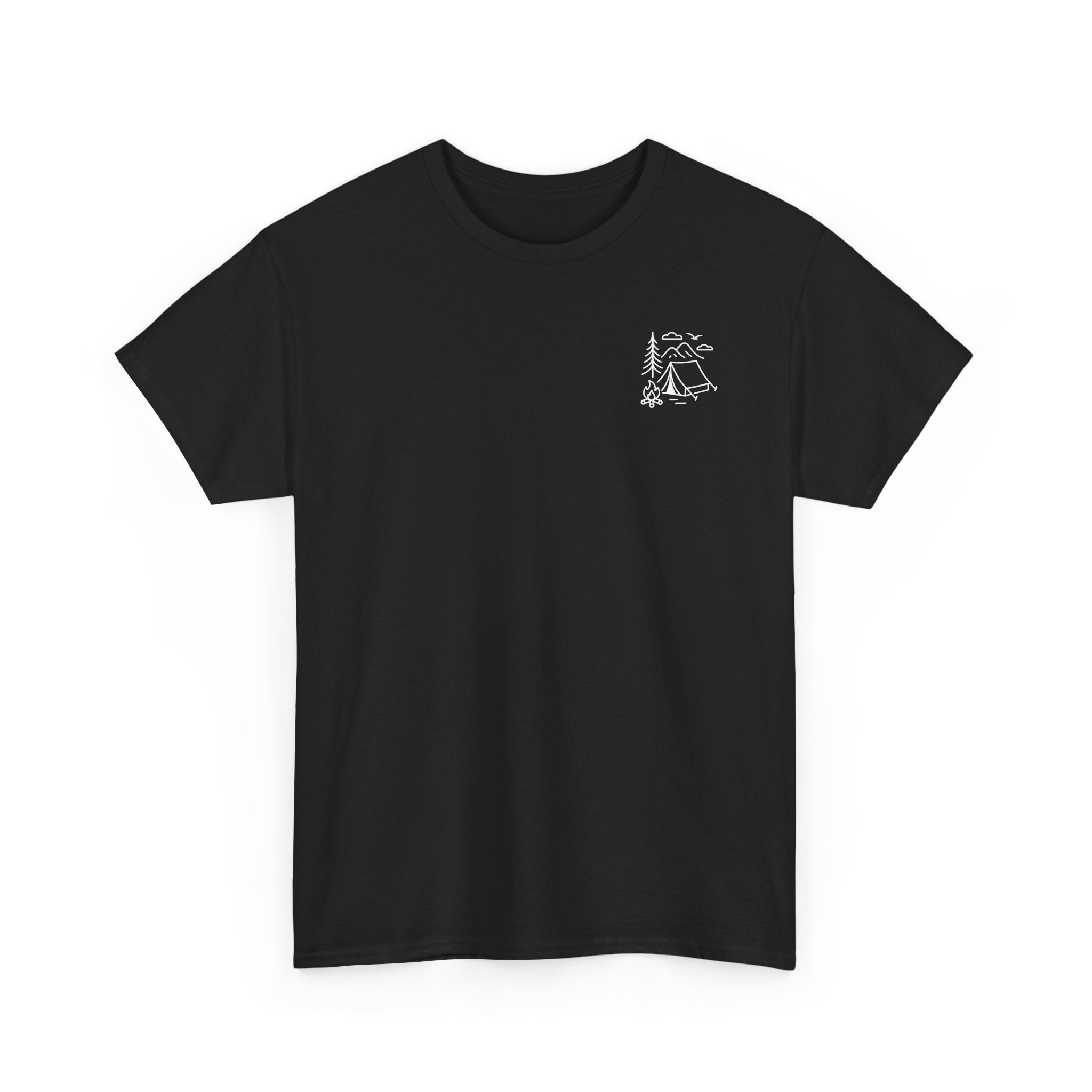 Camping Country Wild West Life Tee, Unisex Heavy Cotton T-Shirt, Adventure Shirt, Outdoor Apparel, Nature Lover Gift, Festival Wear