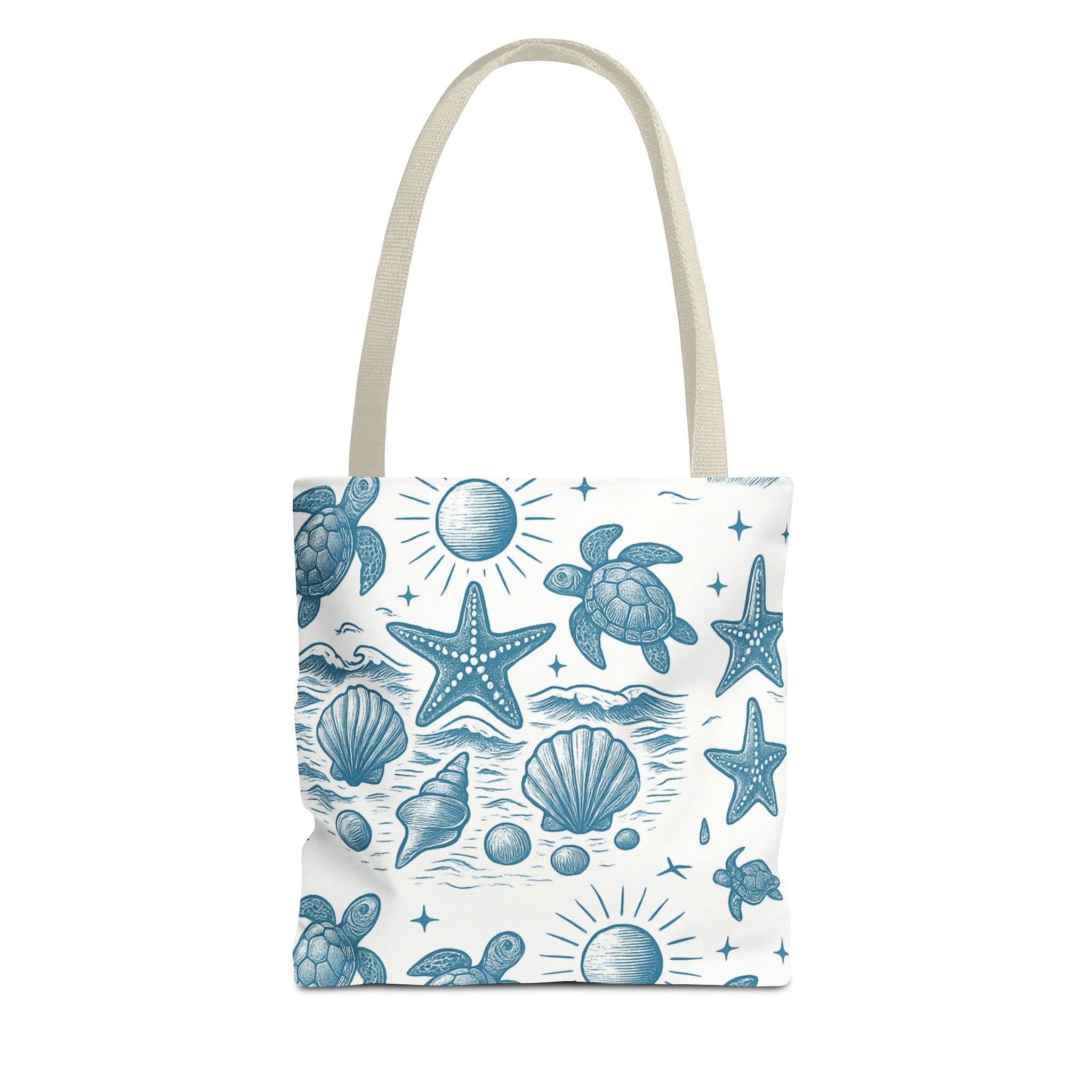 Ocean-Inspired Tote Bag, Beach Bag, Reusable Shopping Tote, Gifts for Ocean Lovers, Summer Accessory, Eco-Friendly Fashion