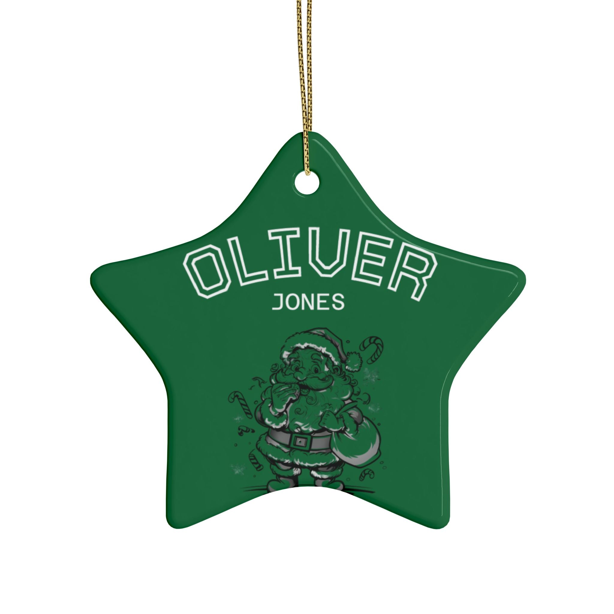Personalized Heart-Shaped Ceramic Ornaments Set for Christmas and Holidays and In Loving Memory/Always In My Heart