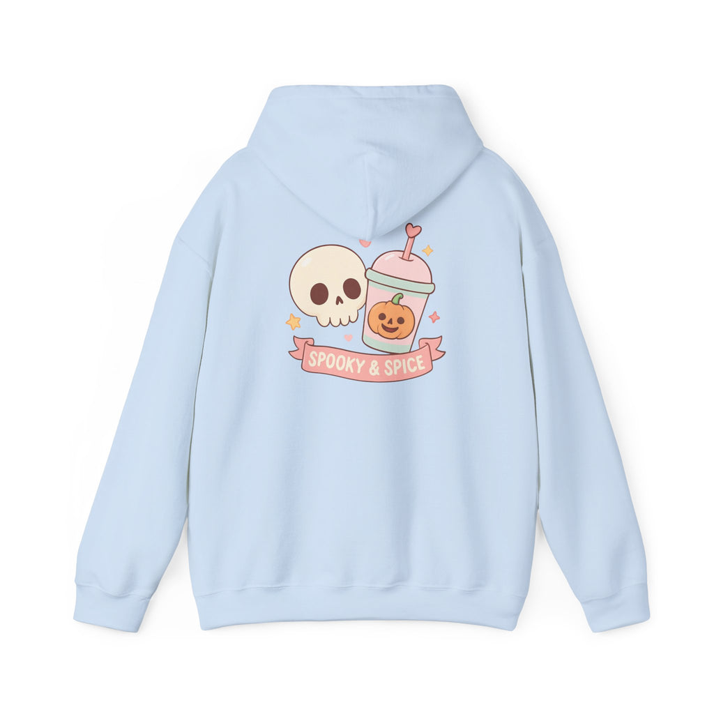 Spooky & Spice Hooded Sweatshirt, Halloween Sweater, Cozy Gift for Fall, Unisex Hoodie, Cute Autumn Fashion