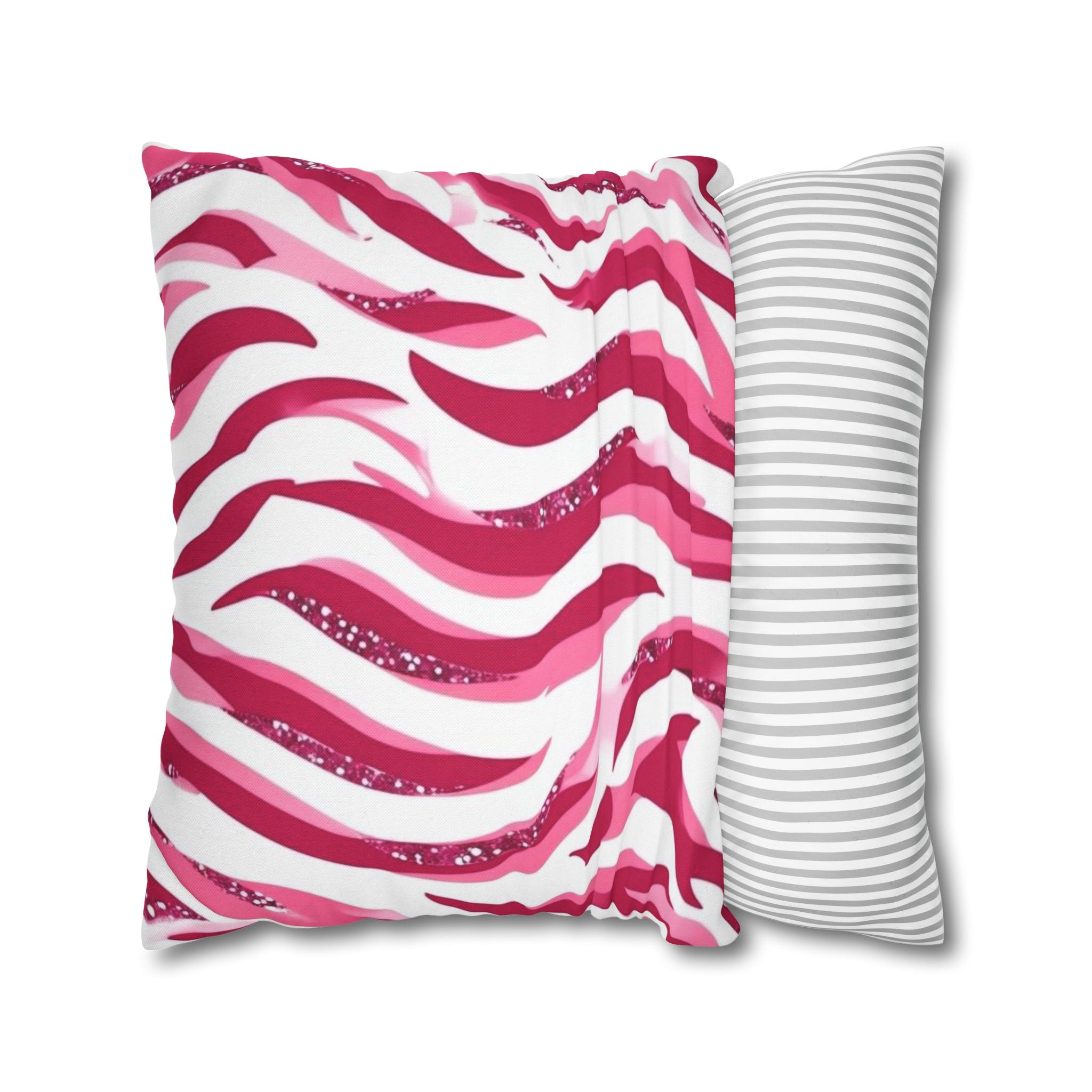 Vibrant Zebra Print Pillowcase, Home Decor, Couch Accent, Gift for Her, Animal Print Decor