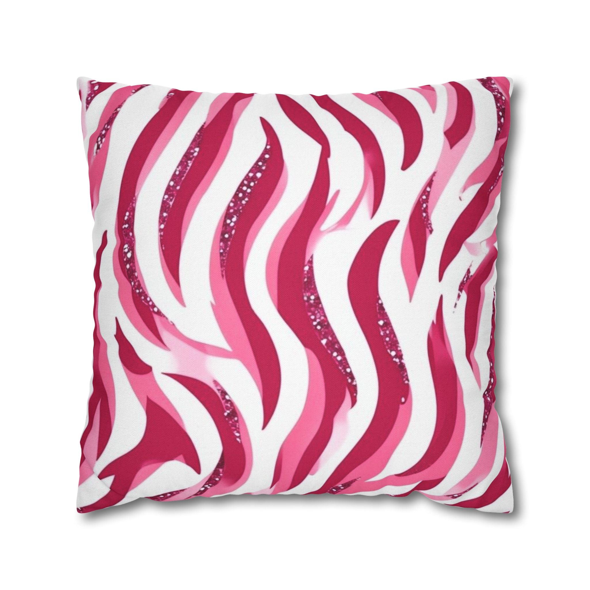 Vibrant Zebra Print Pillowcase, Home Decor, Couch Accent, Gift for Her, Animal Print Decor