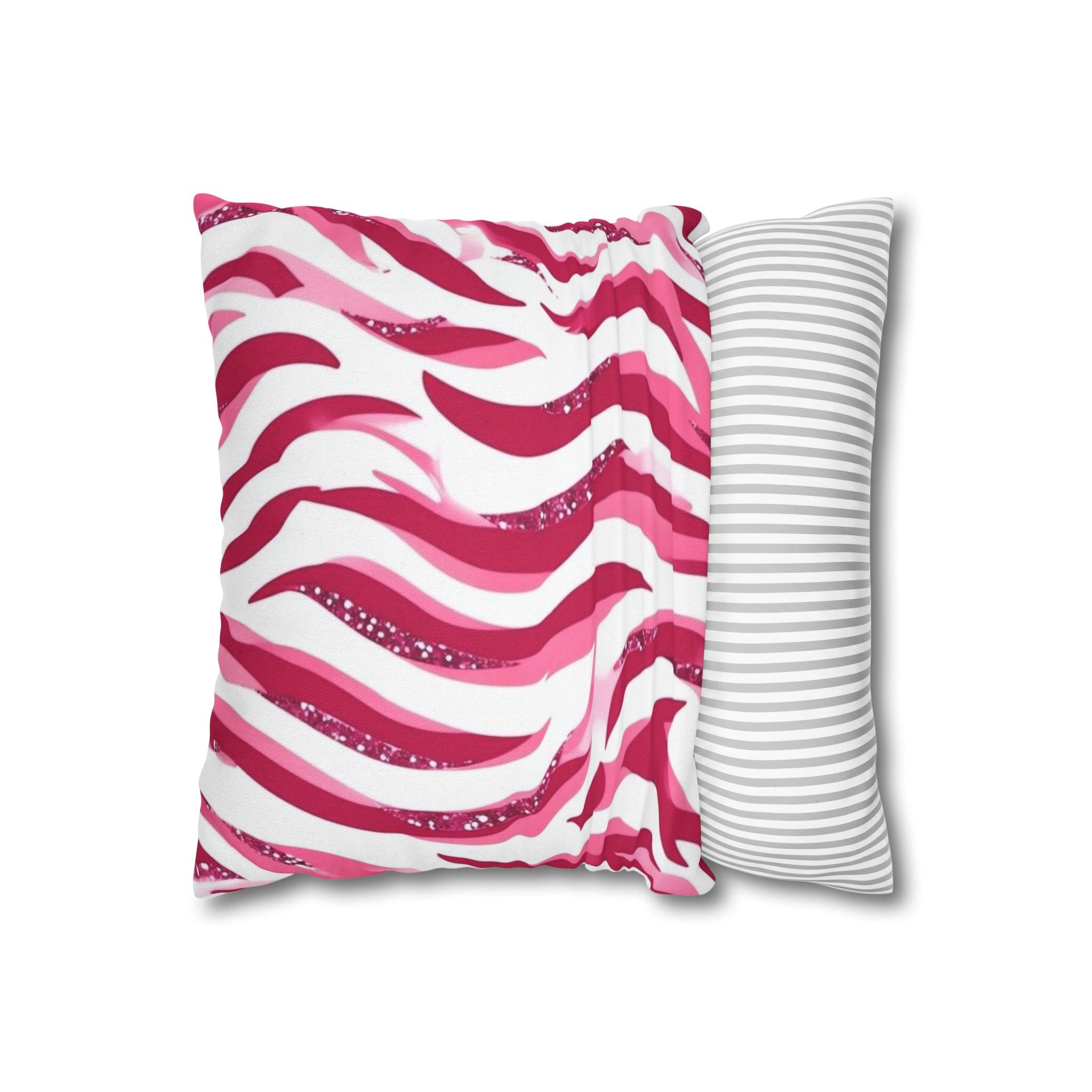 Vibrant Zebra Print Pillowcase, Home Decor, Couch Accent, Gift for Her, Animal Print Decor