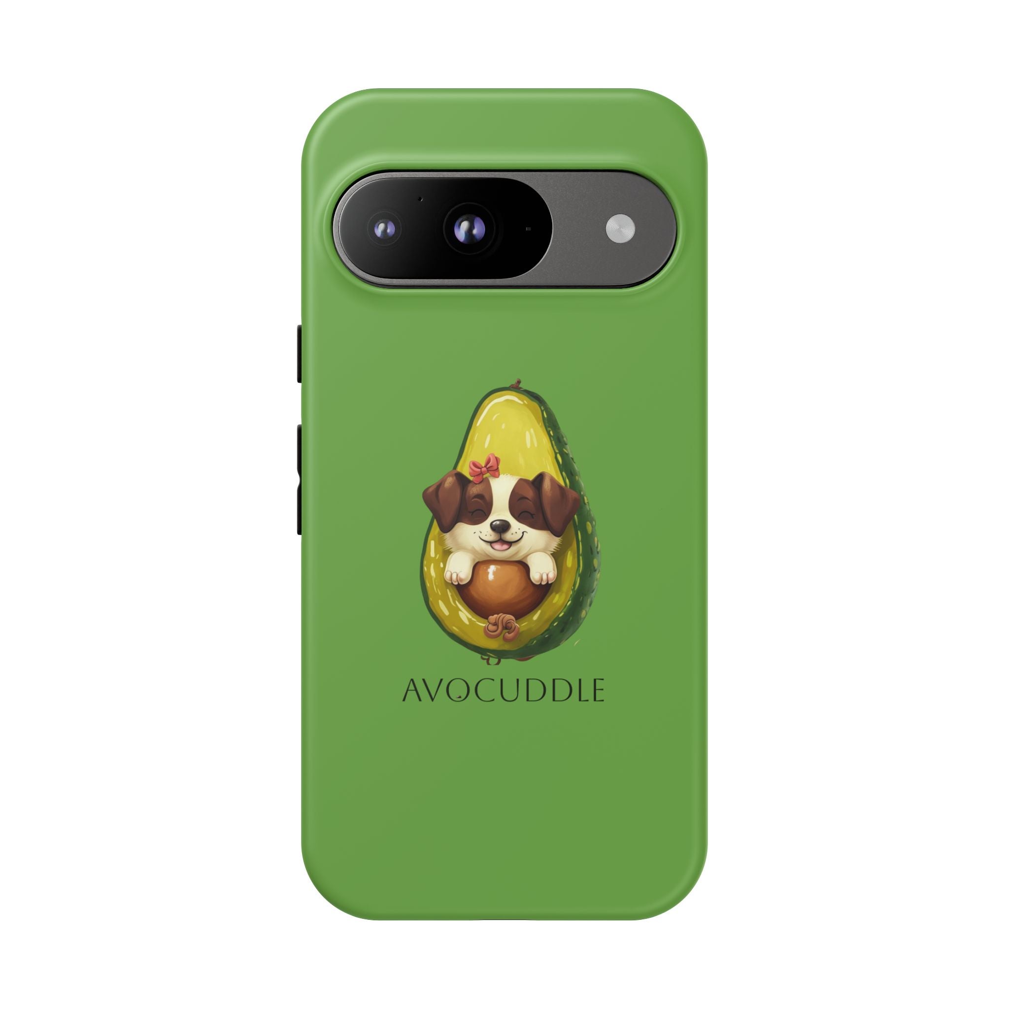 Cute Avocado Dog Phone Case - Pet Lover Gift, Animal Phone Cover, Quirky Accessory, Dog Mom Present, Custom Phone Case